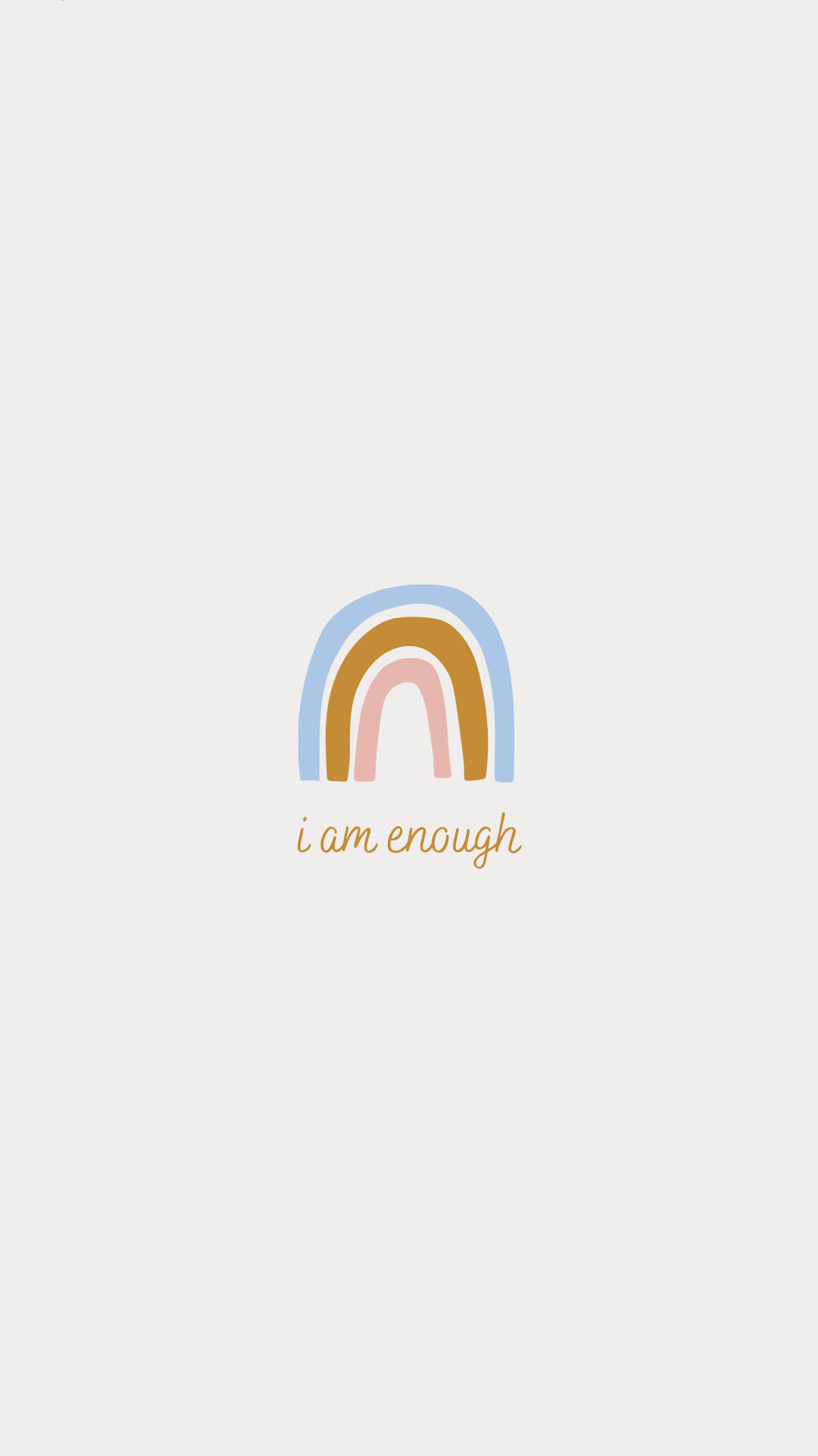 I Am Enough Logo Background