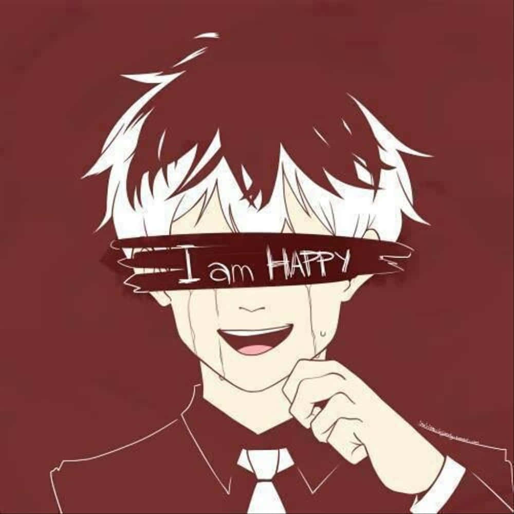 I Am Happy Crying Poster Background