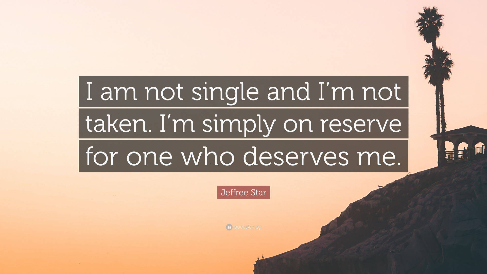 I Am Single Motivation Background