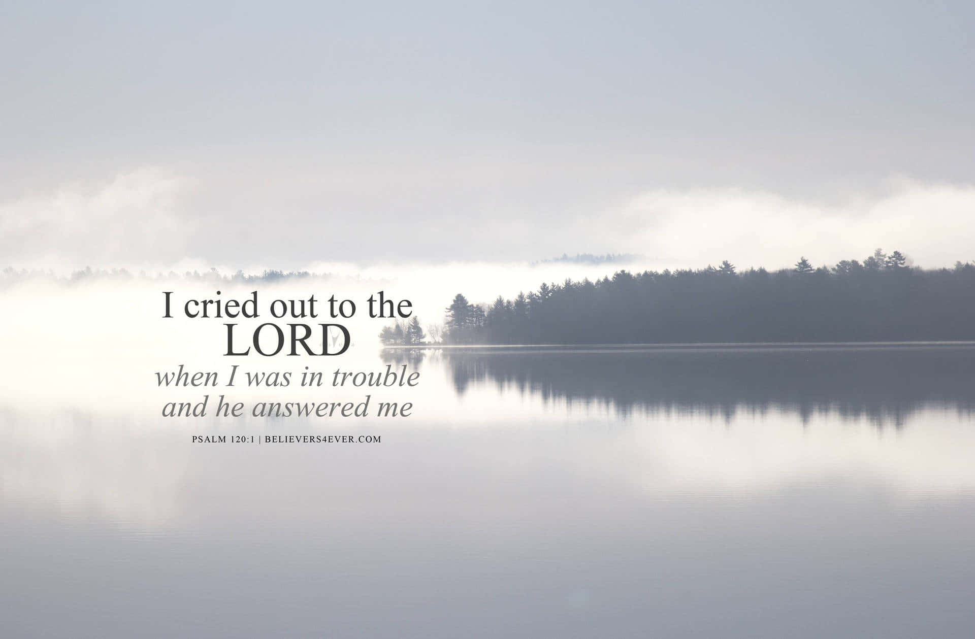 I Cry Out To The Lord Where I Am Troubled And He Saves Me Background