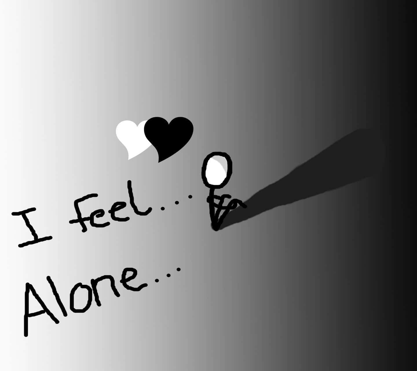 I Feel Alone Wallpaper Background