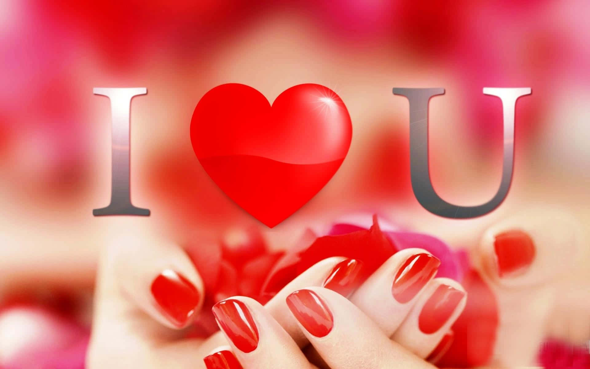 I Heart Pfp Hands Background