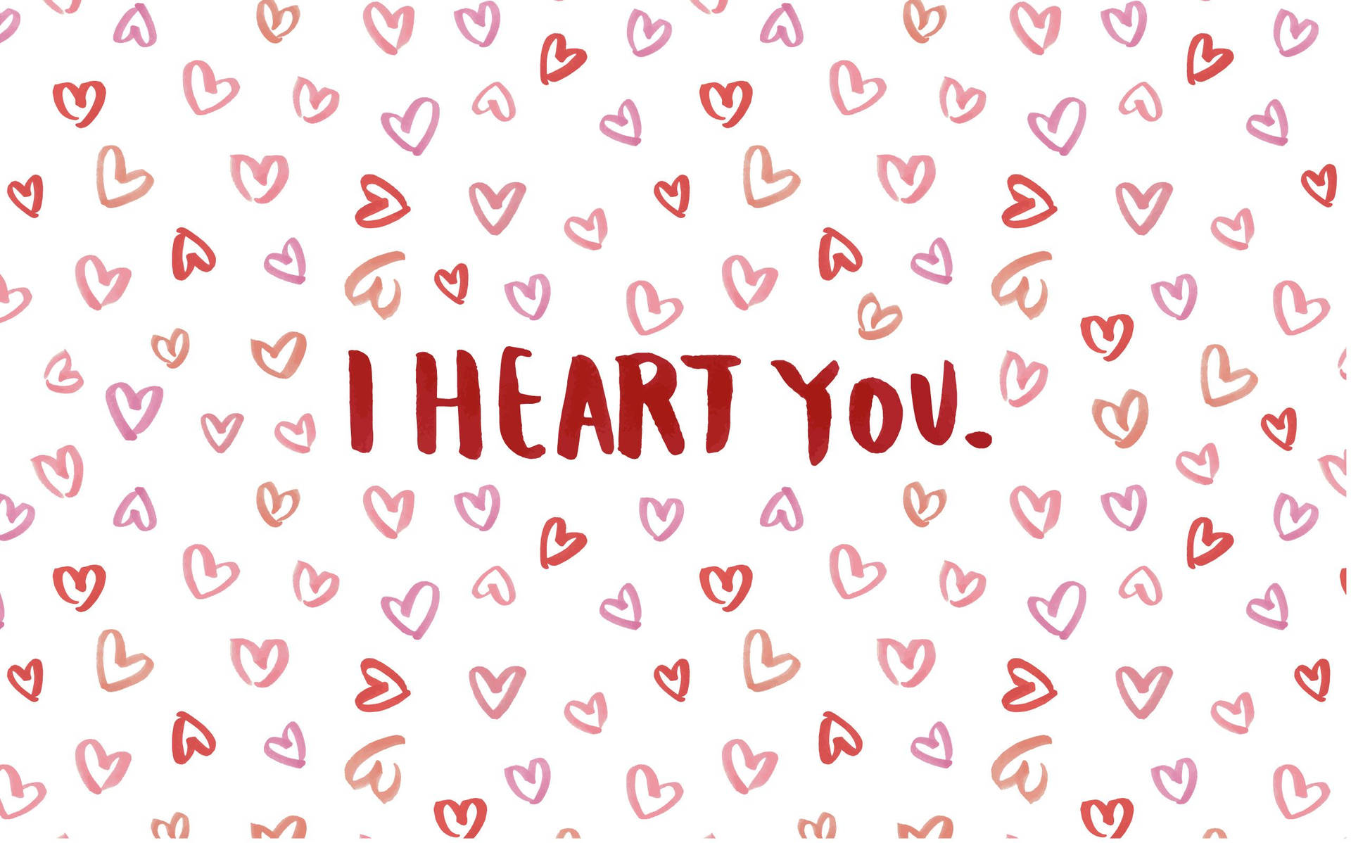 I Heart You Valentines Desktop