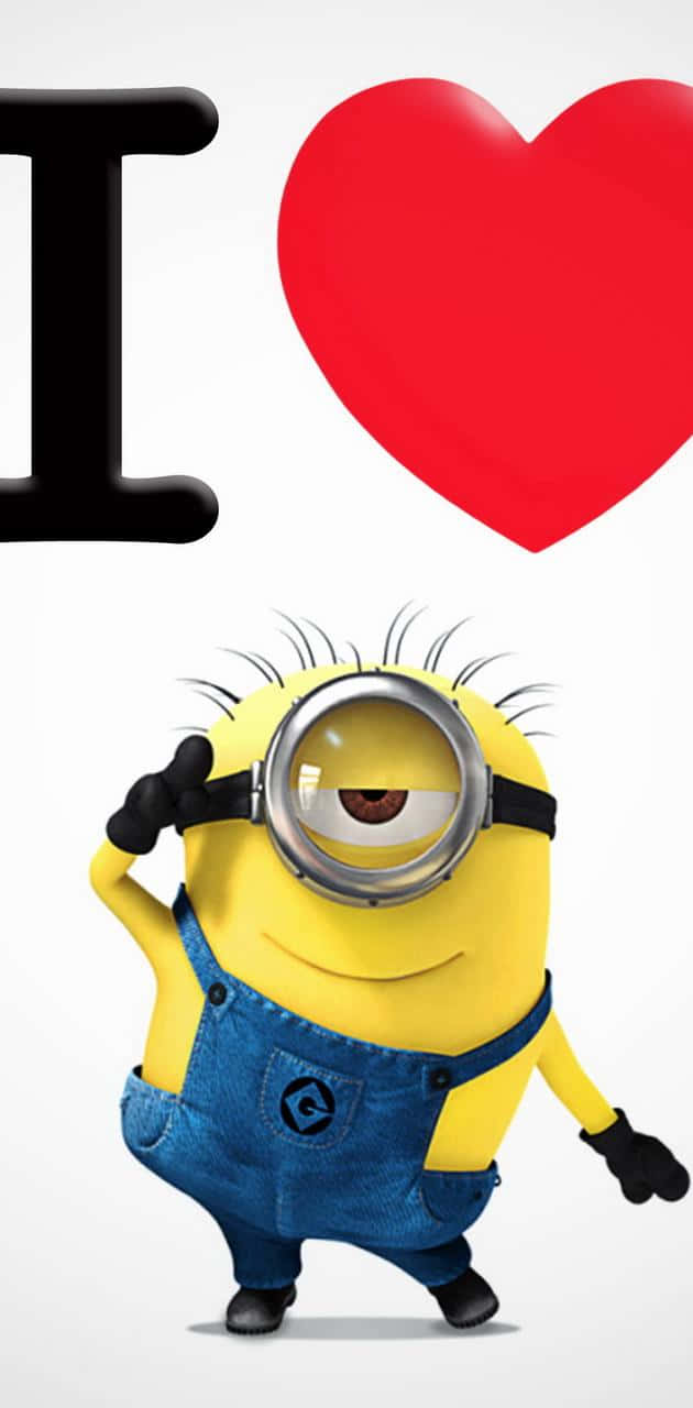 I Love Pfp Minion Background