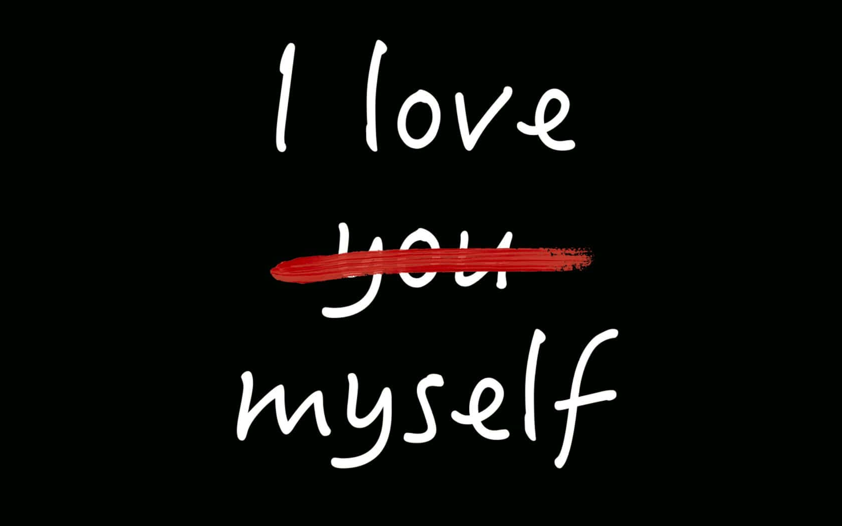I Love Pfp Myself Not You Background