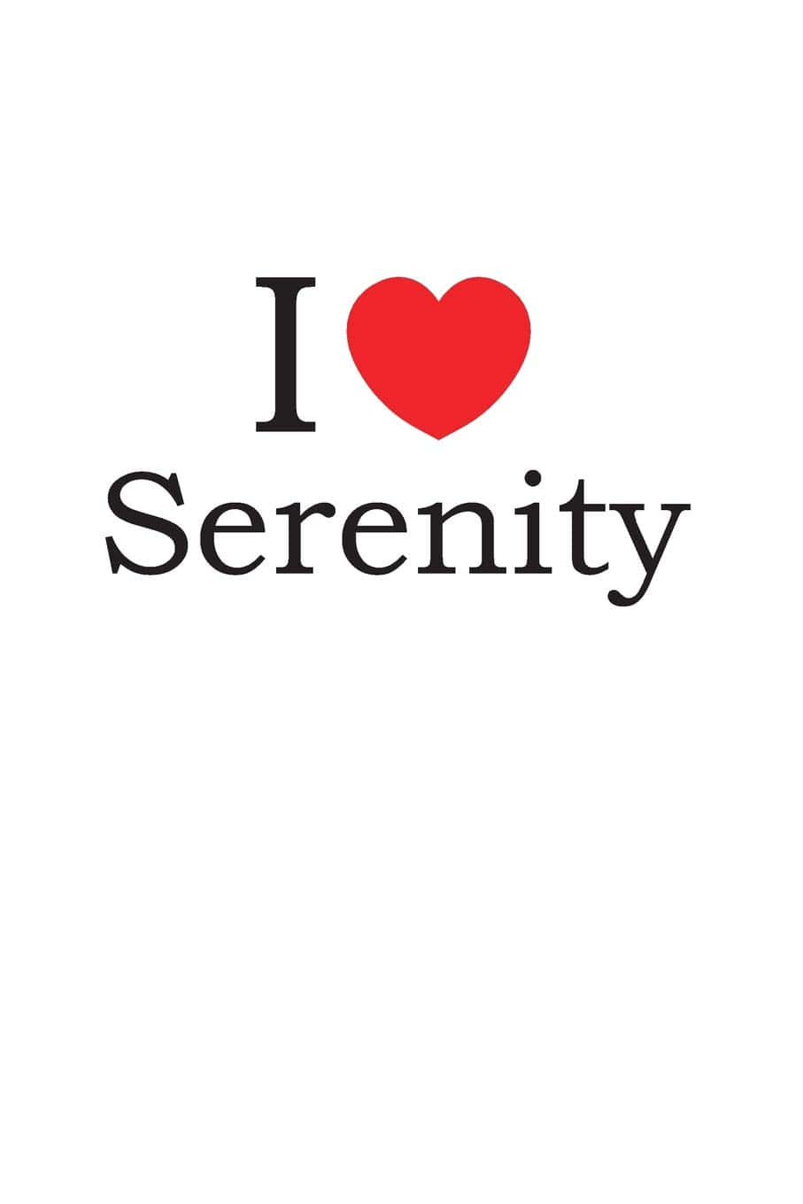 I Love Pfp Serenity Background