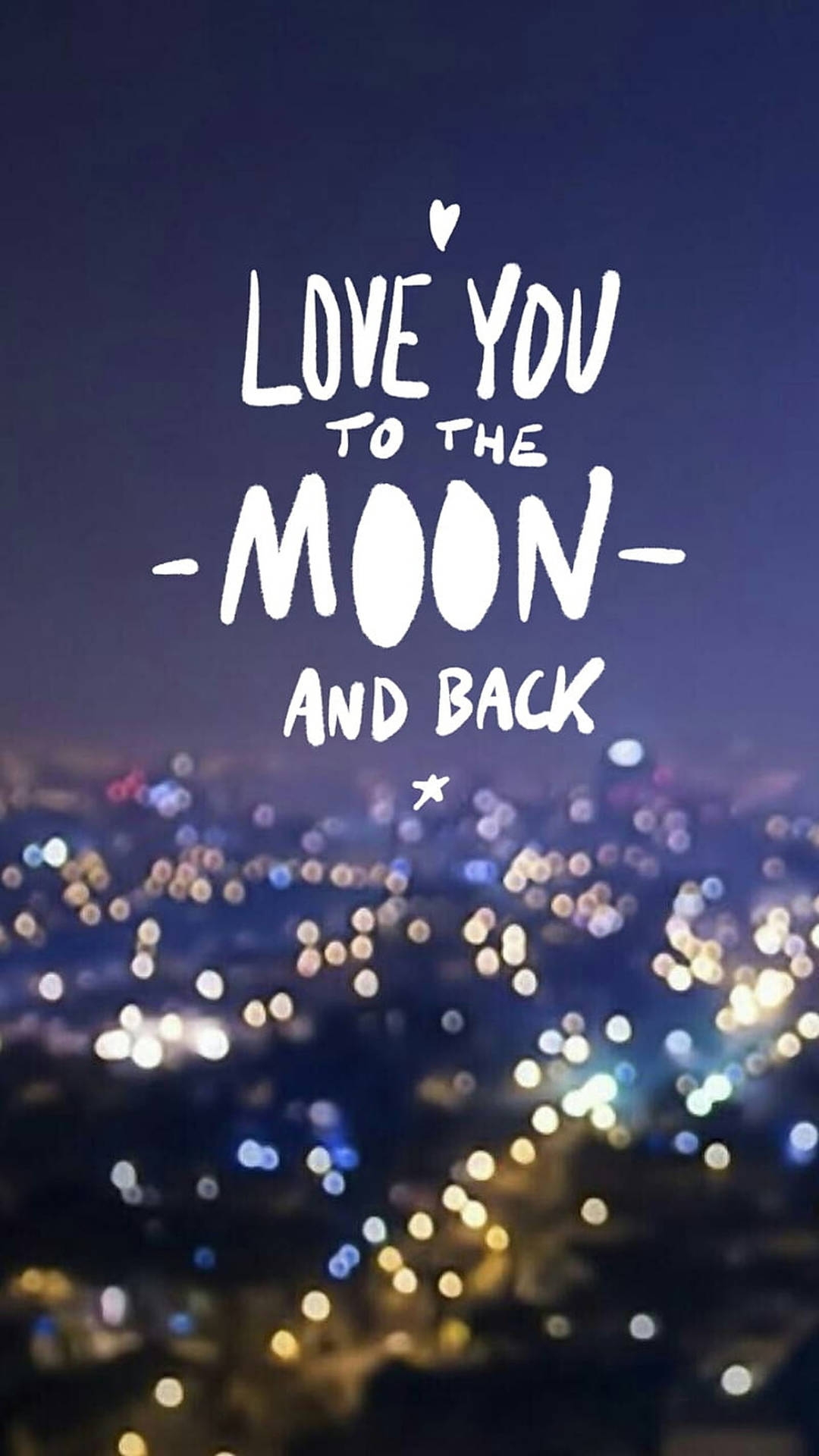 I Love You To The Moon Background