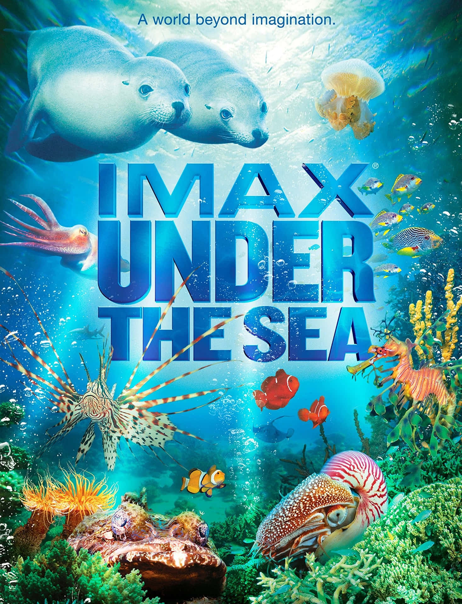 I M A X Under The Sea Poster Background