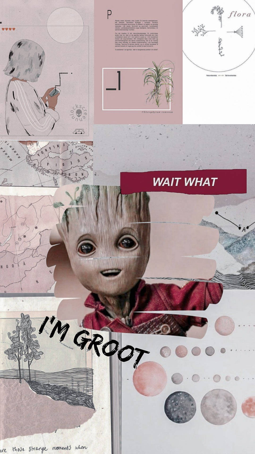 I'm Groot Aesthetic Collage