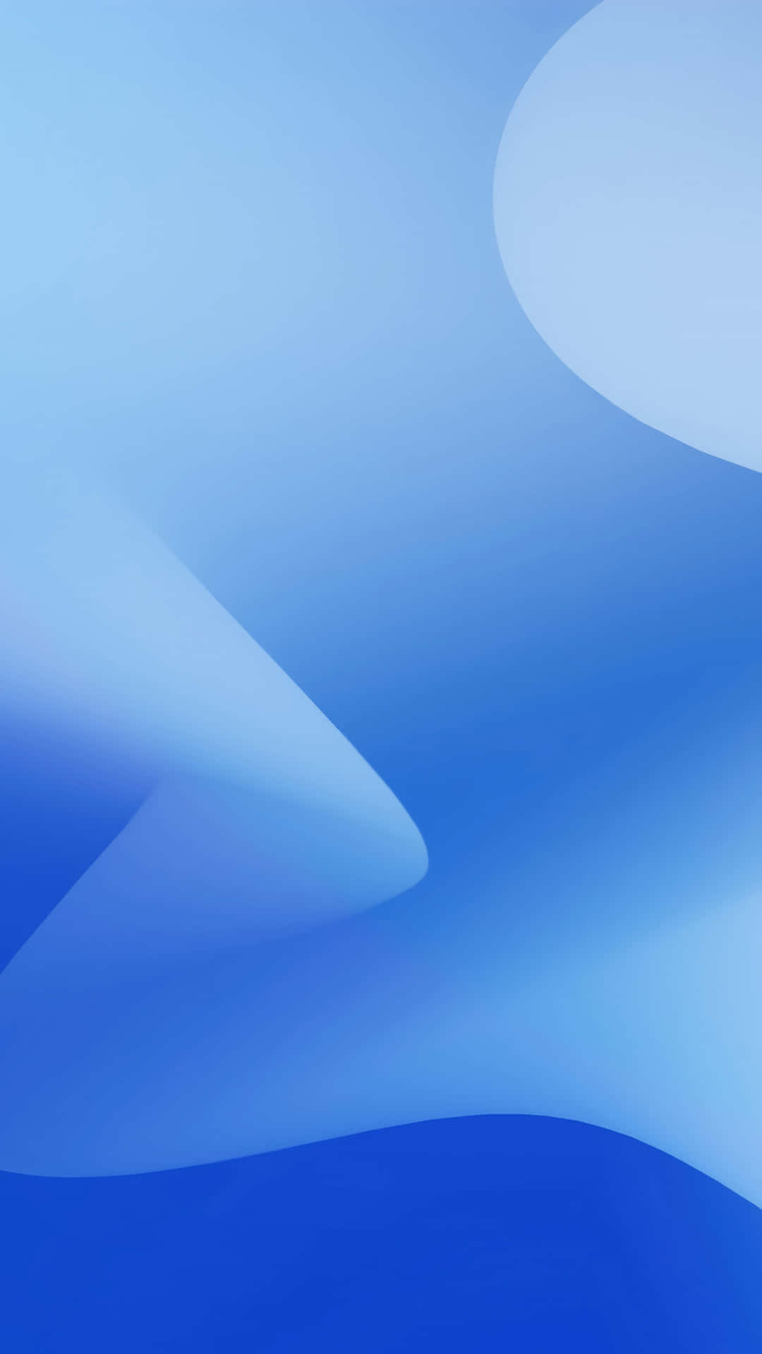 I O S14 Blue Abstract Wallpaper4 K Background