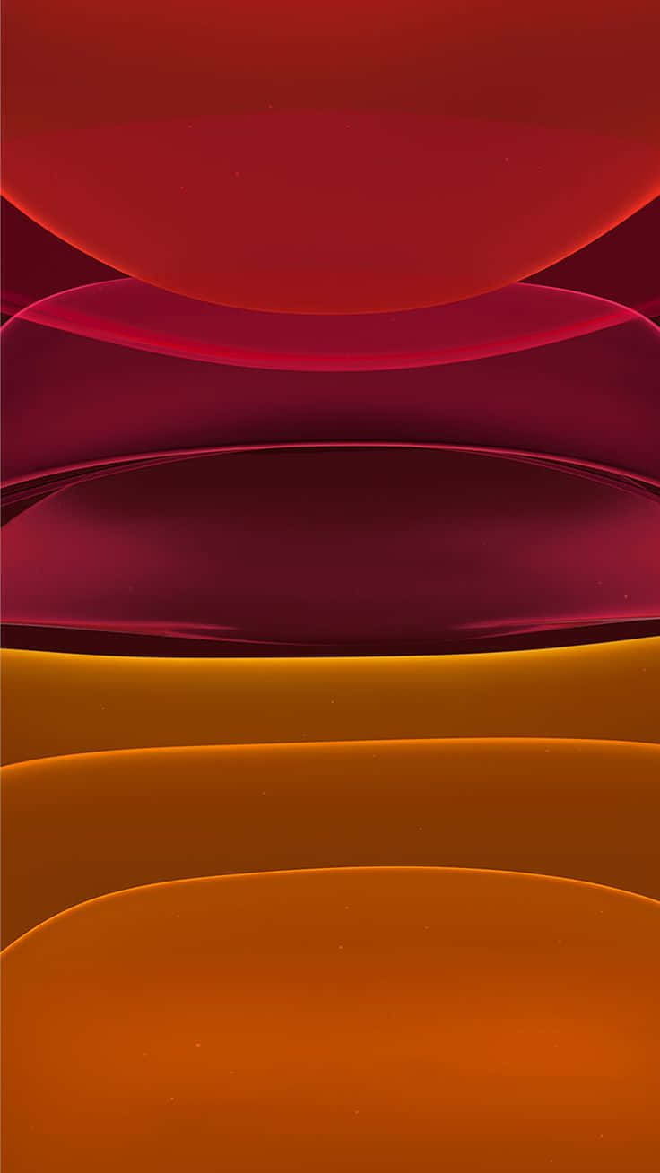 I Phone11 Original Wallpaper Red Orange Gradient Background