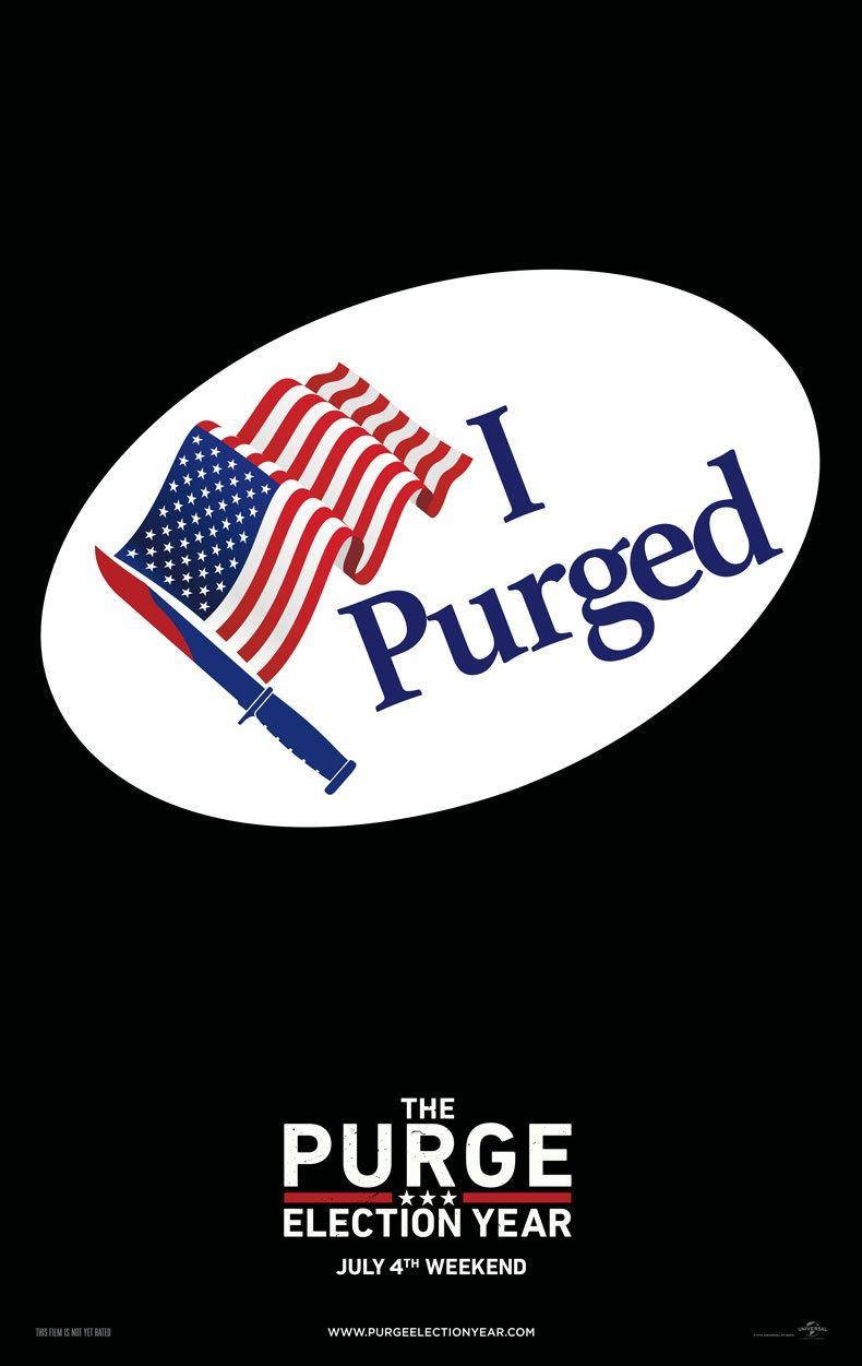 I Purged The Purge Portrait Background