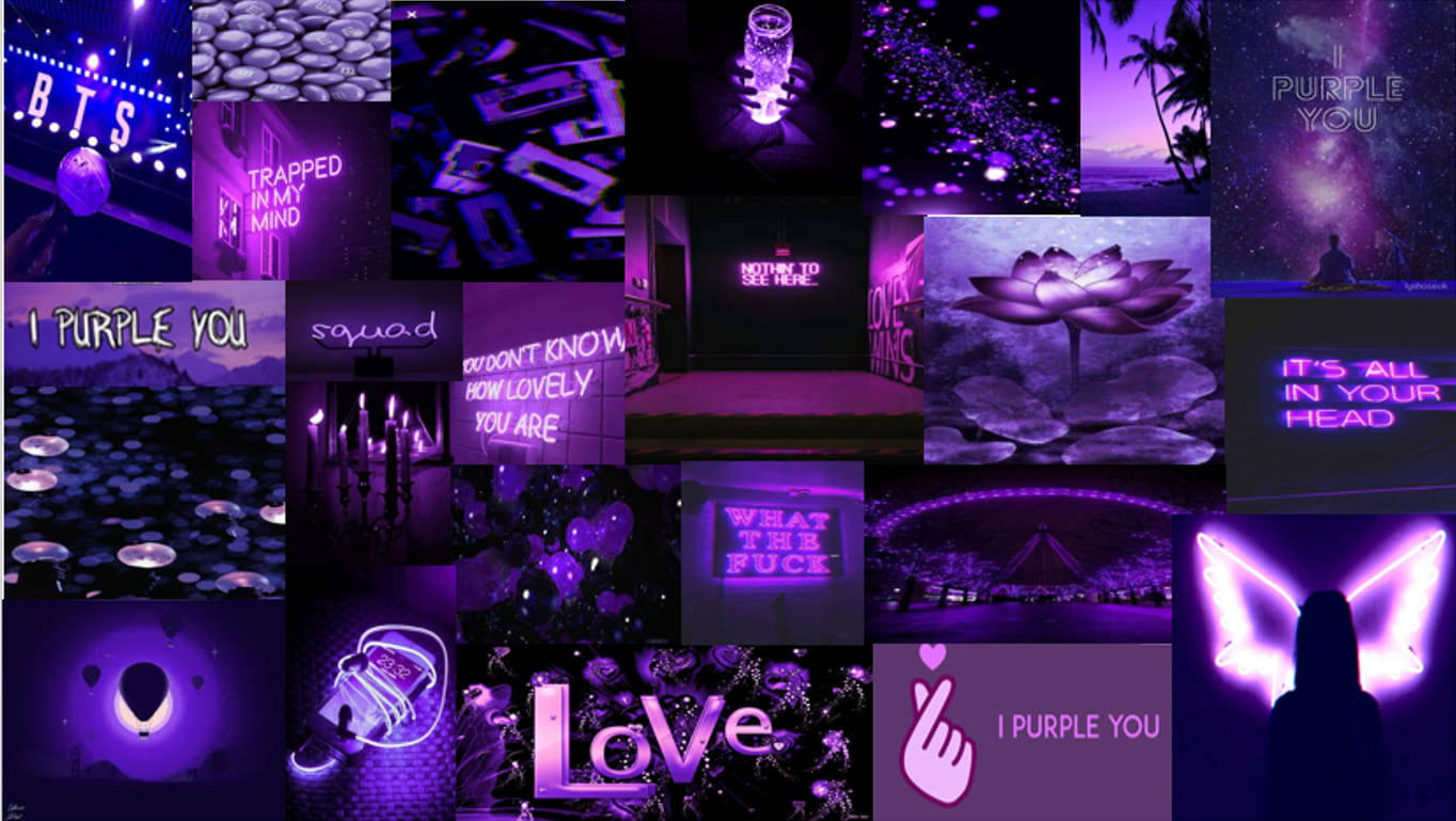 I Purple You Collage Pictures