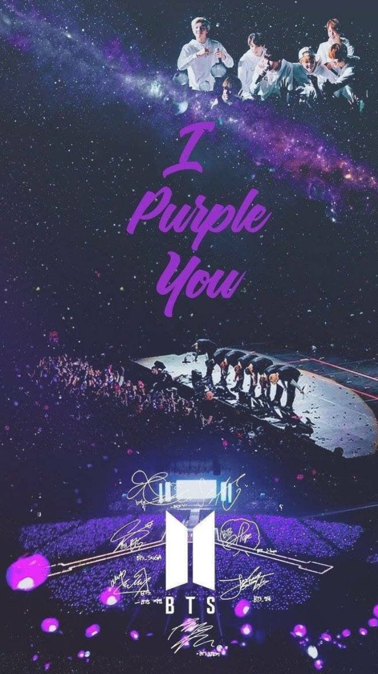 I Purple You Concert Collage Background