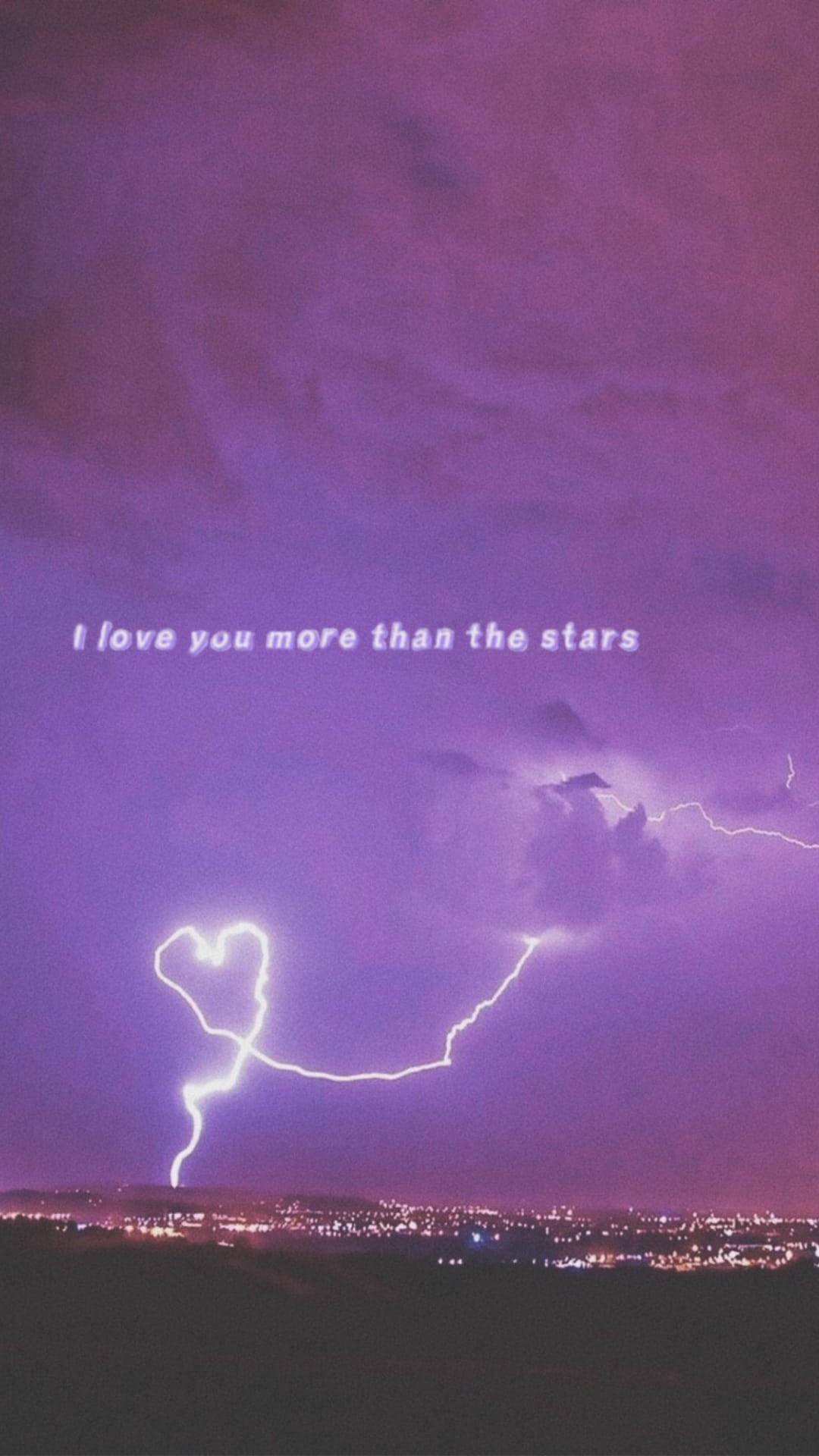 I Purple You Lightning Heart