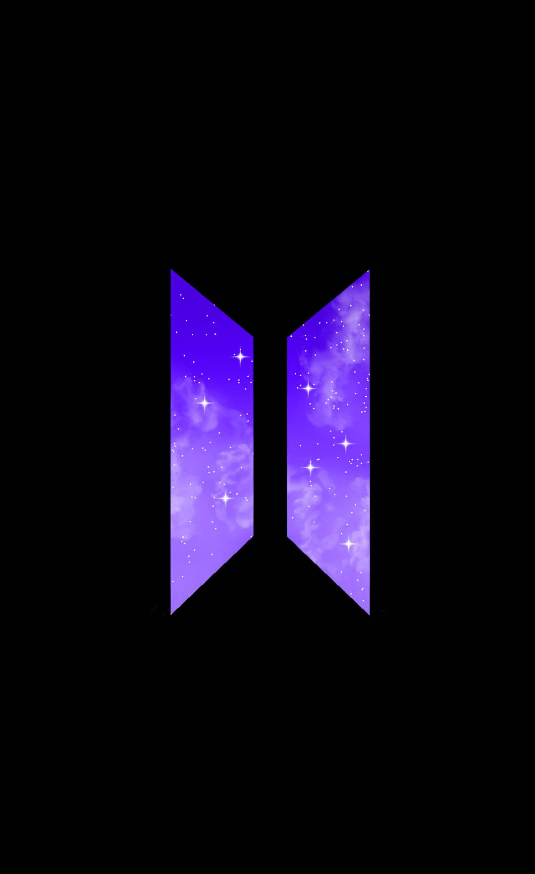 I Purple You With Bts Logo Background