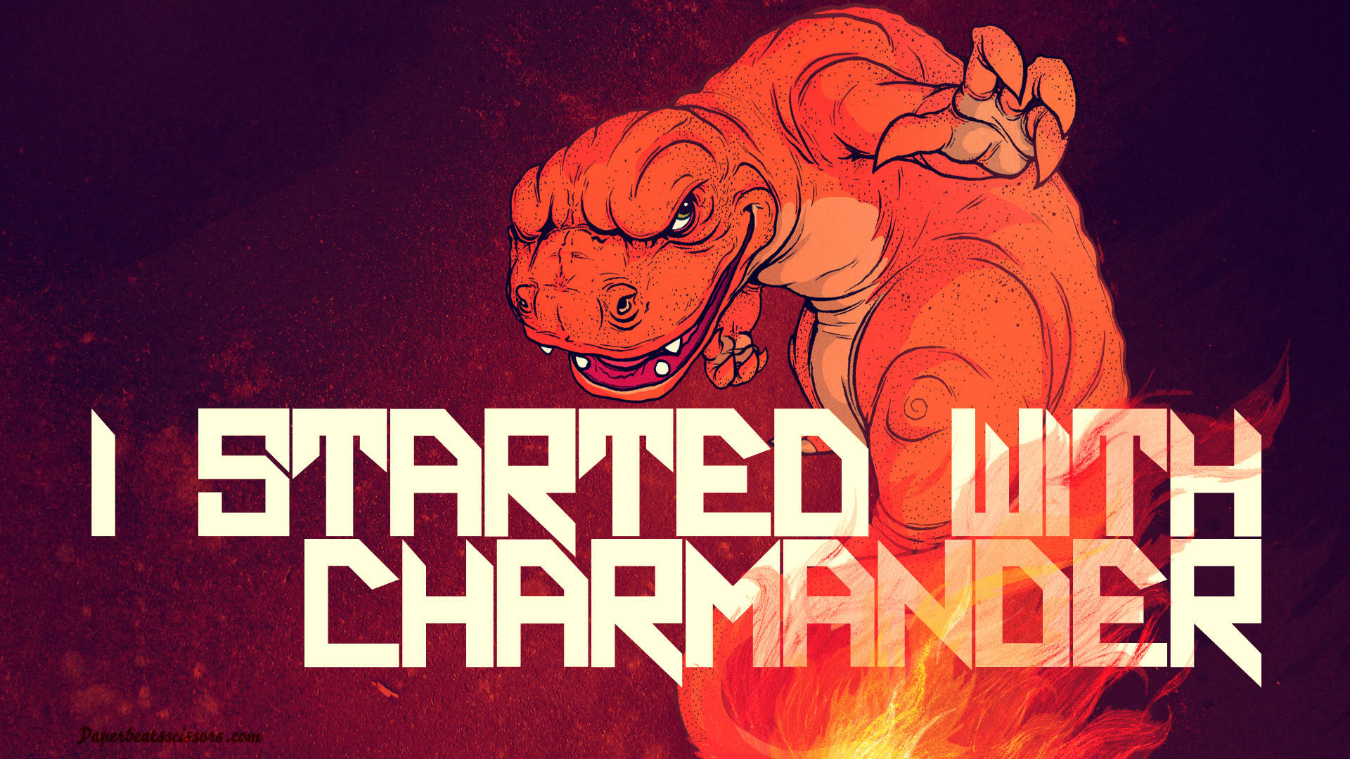 I Started With Charmander And Ended With Charizard Background