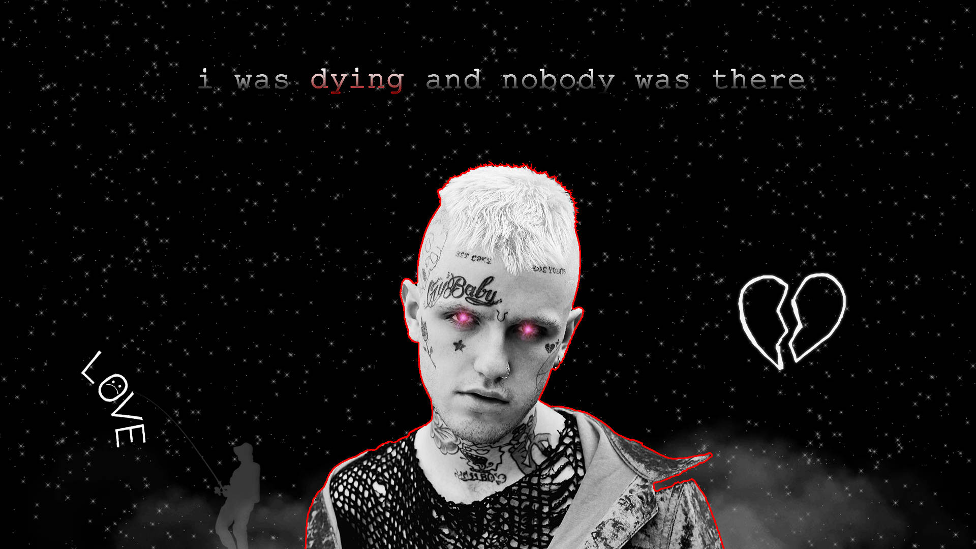 I Was Dying Lil Peep Background