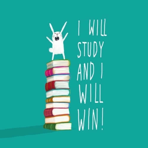 I Will Study And I Will Win Background