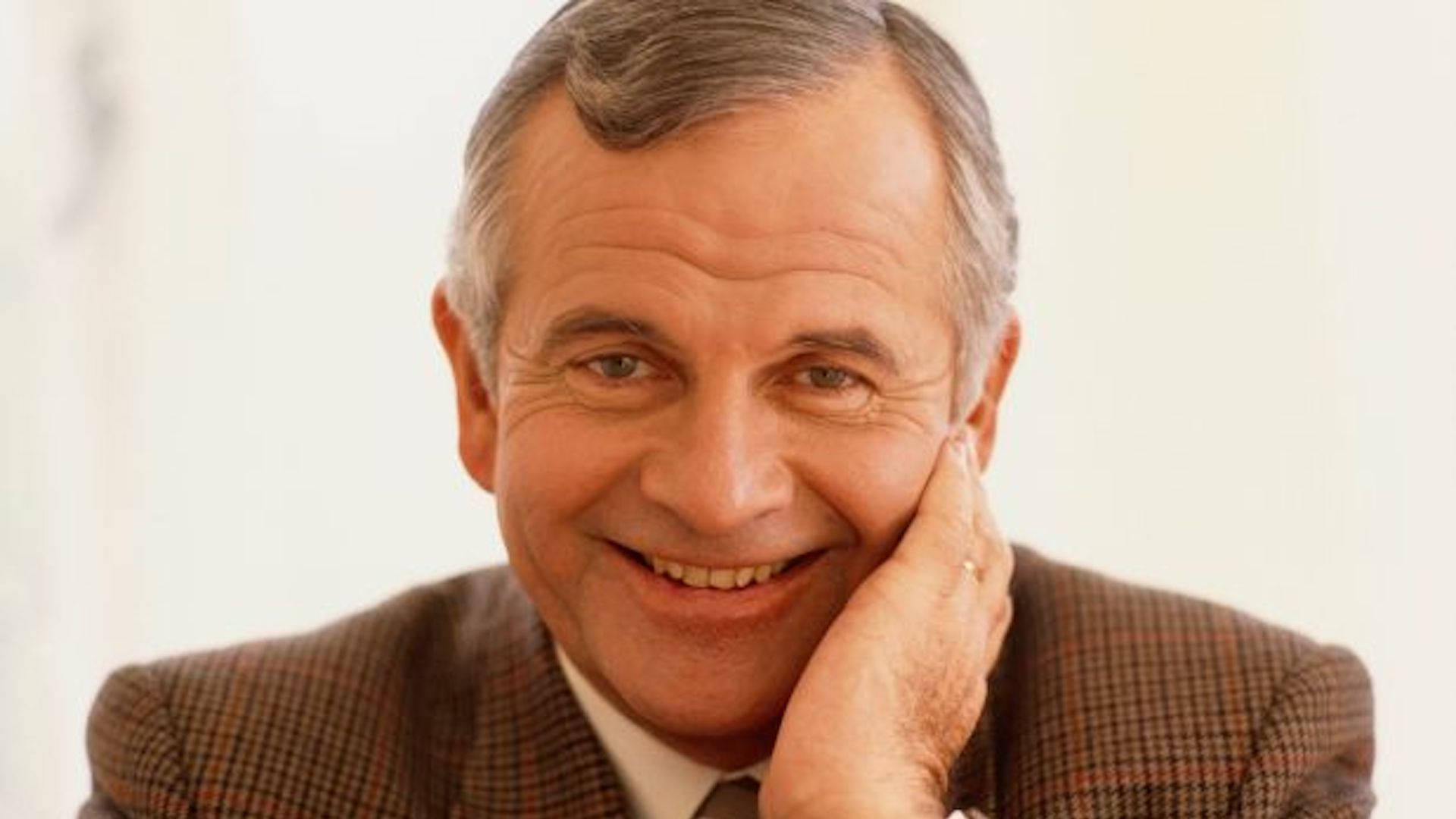 Ian Holm Happy Smile Photoshoot