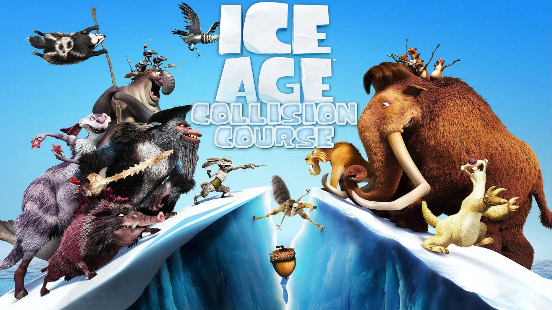 Ice Age Collision Course Movie Poster Background