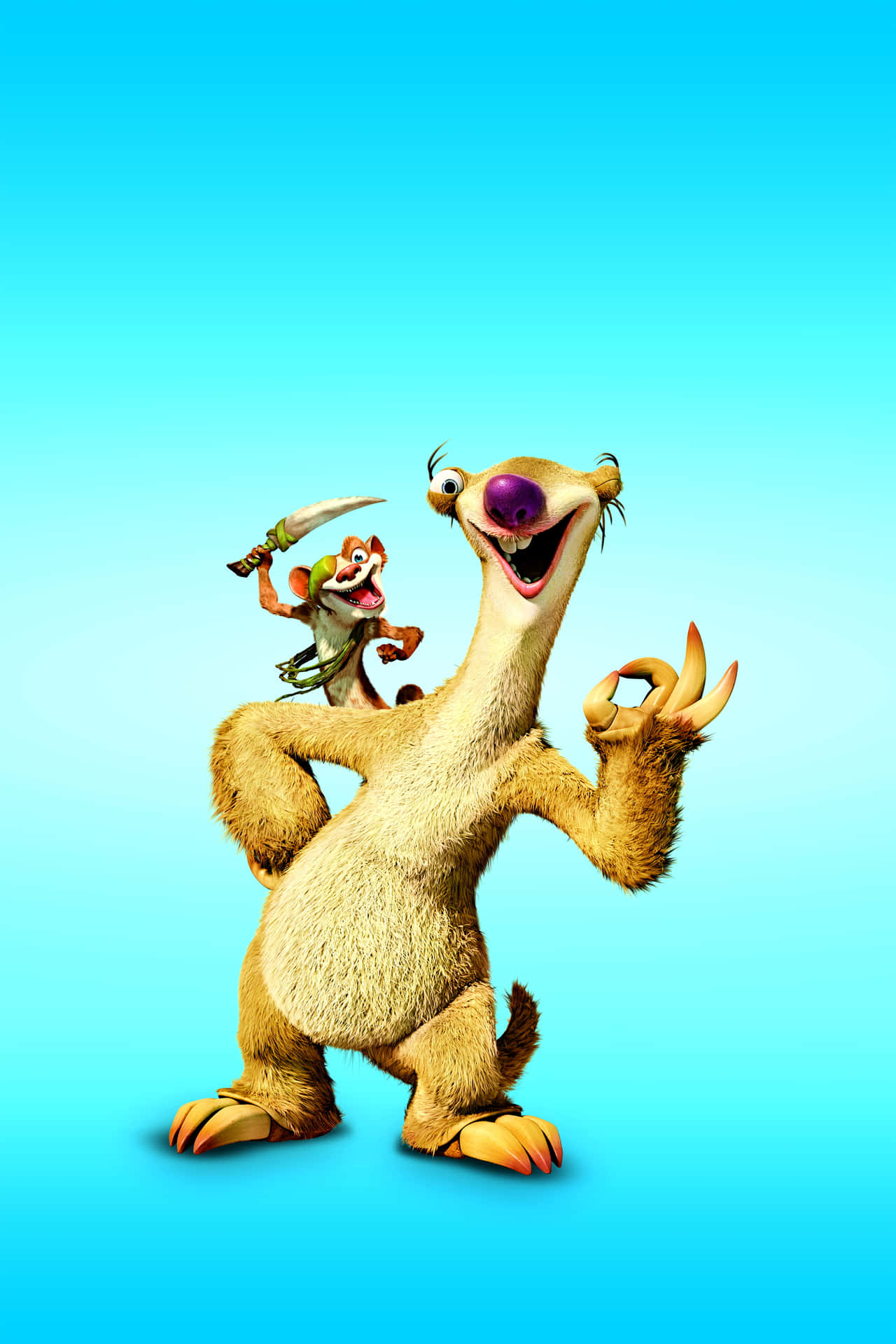 Ice Age Dawn Of The Dinosaurs Buck And Sid Background