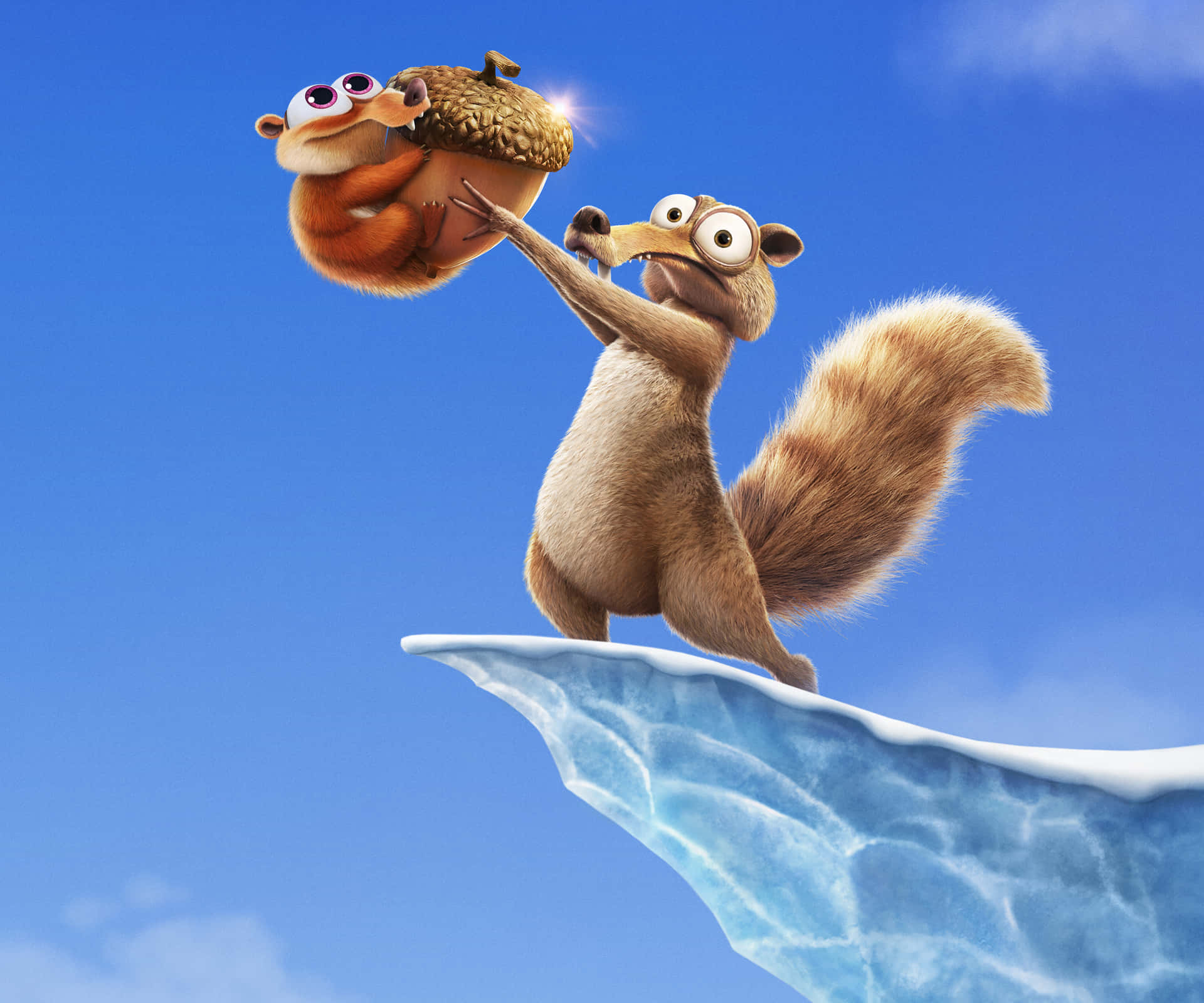 Ice Age Dawn Of The Dinosaurs Scrat With Acorn Background