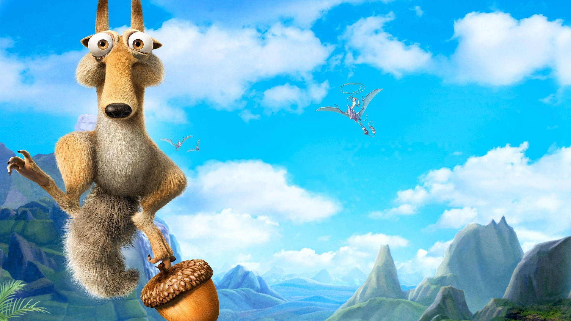 Ice Age Dumb Scrat Background