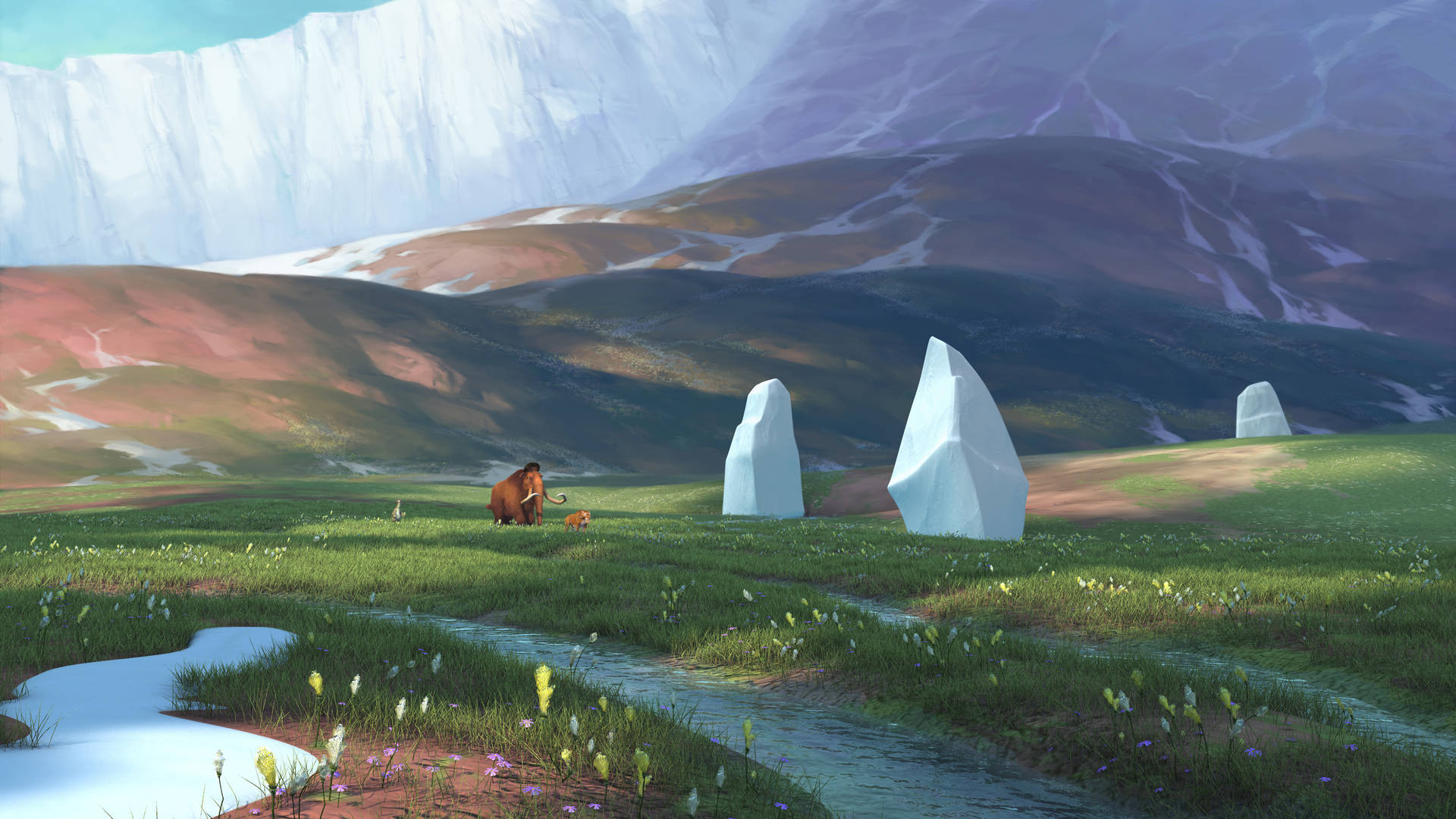 Ice Age Magical Place Background