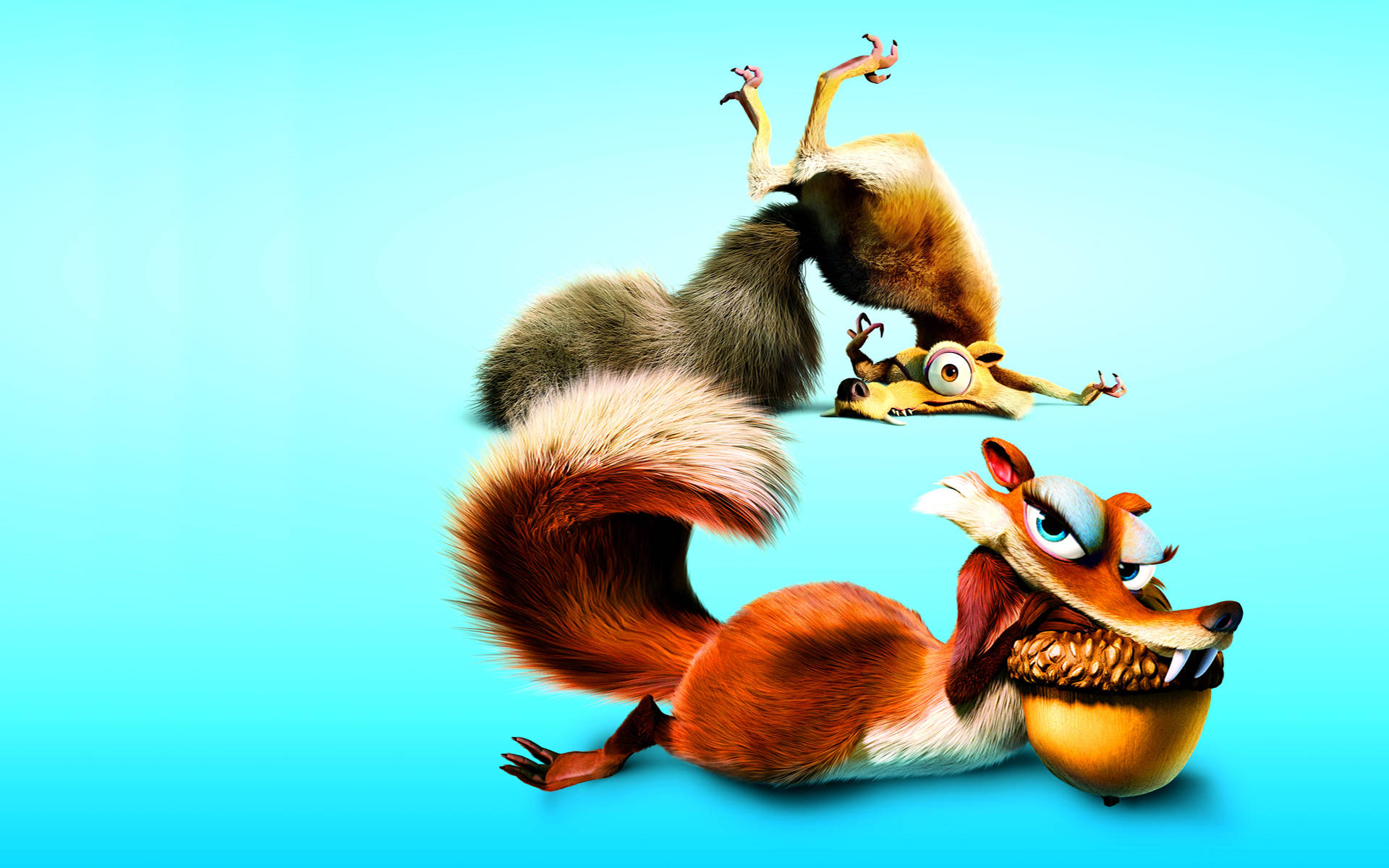 Ice Age Scrat And His Lover Background