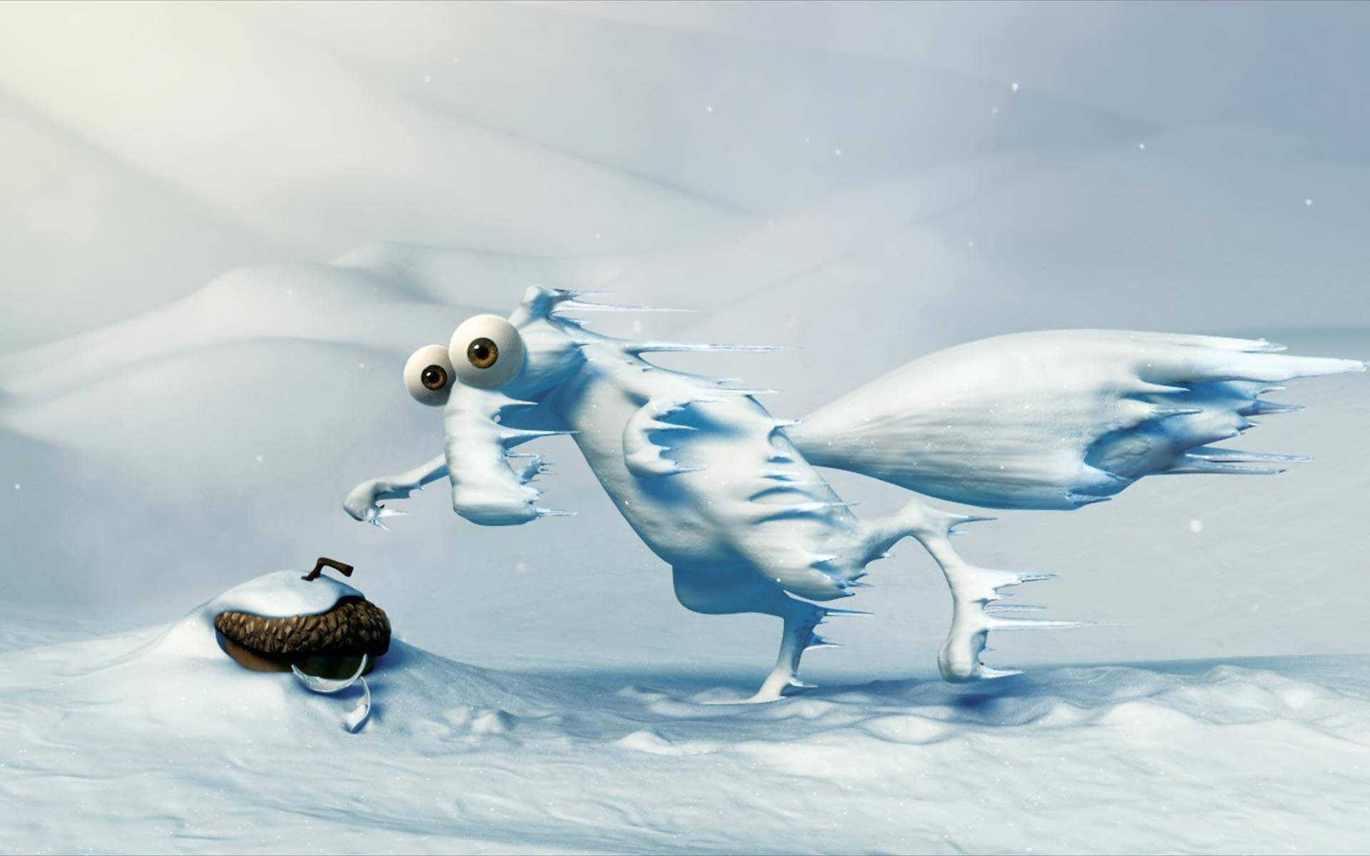 Ice Age Scrat Frozen To Death