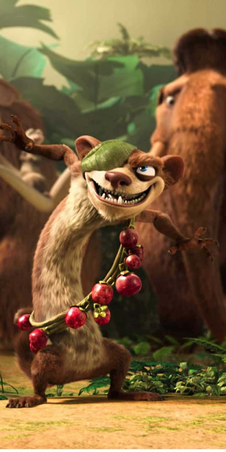 Ice_ Age_ Scrat_with_ Acorns Background