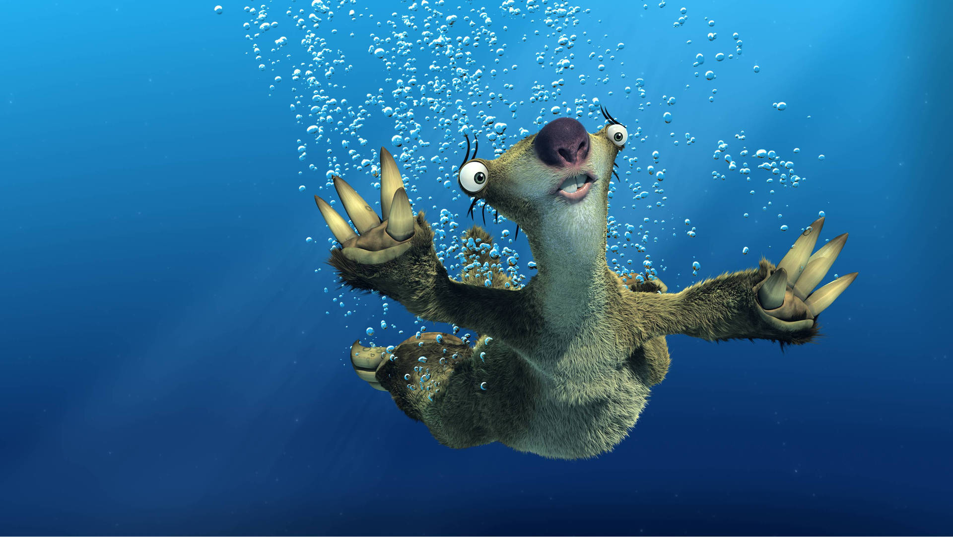 Ice Age Sid Underwater Background