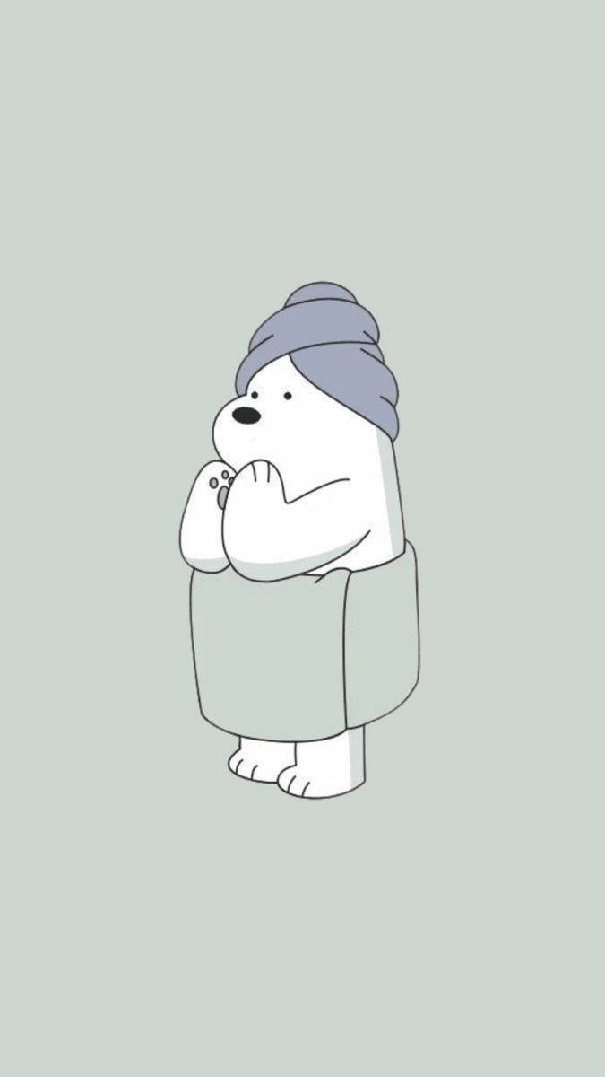 Ice Bear Cartoon Freshly Bathed