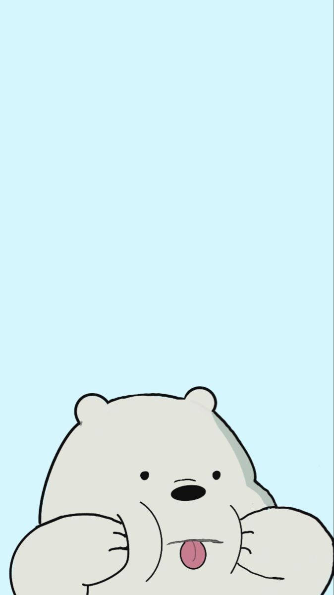 Ice Bear Cartoon Naughty Face