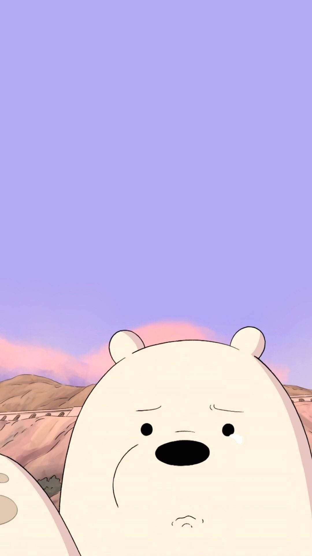Ice Bear Cartoon Phone Background