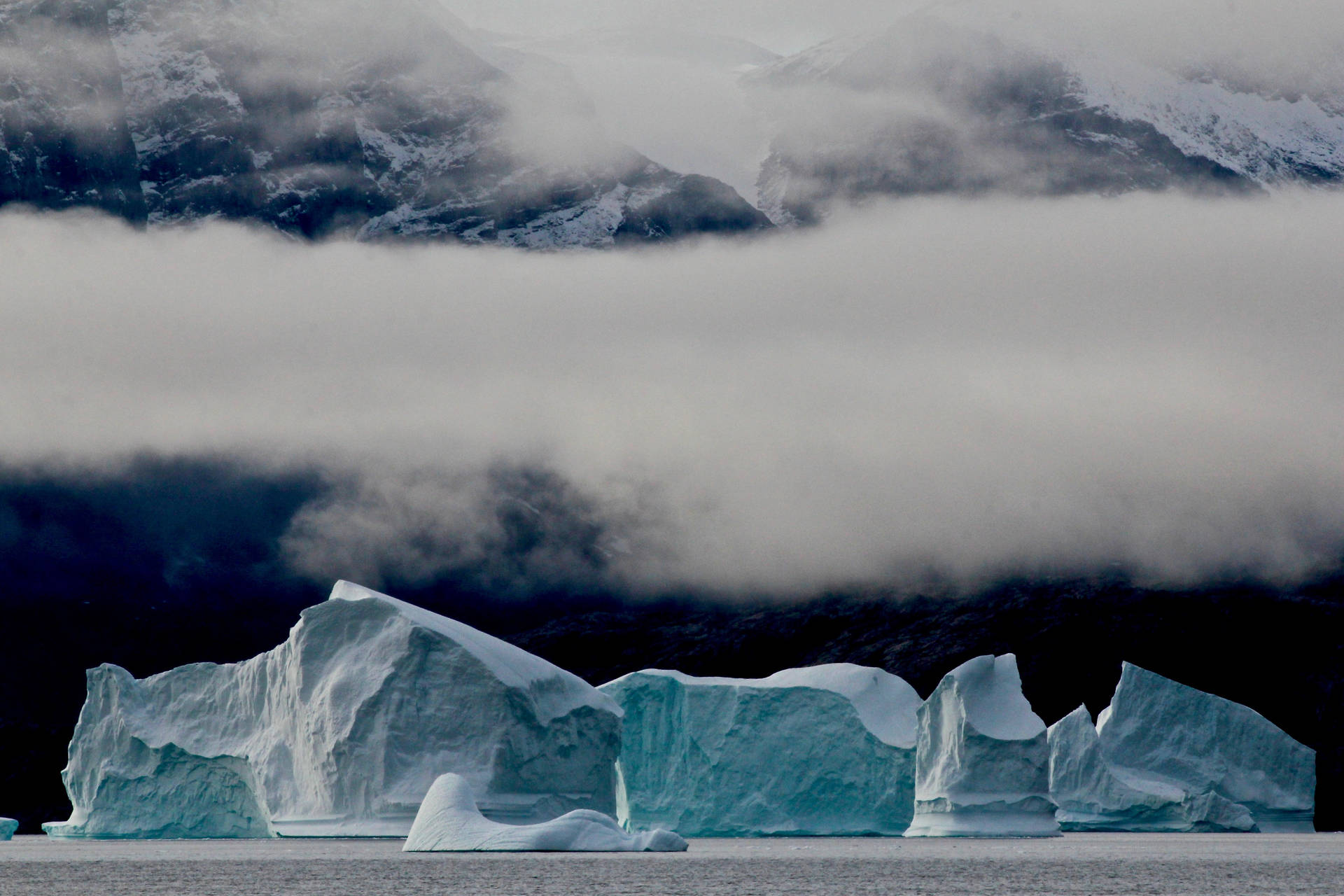 Ice Cap Greenland Background