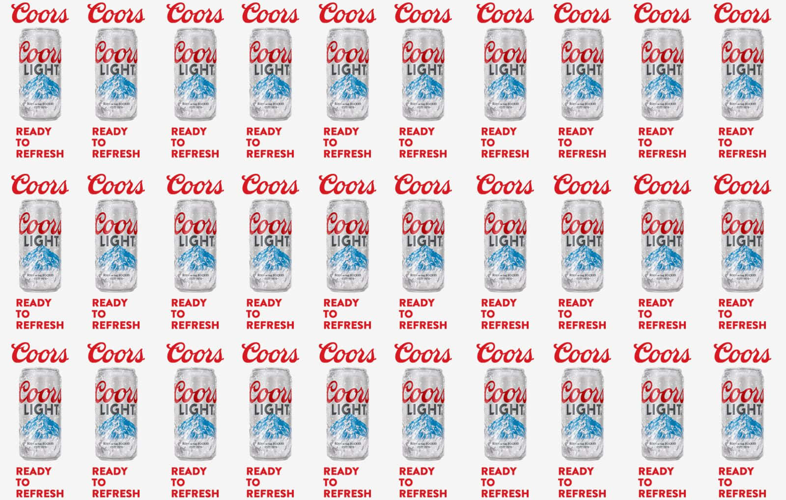 Ice-cold Coors Light: Refreshing And Crisp Background