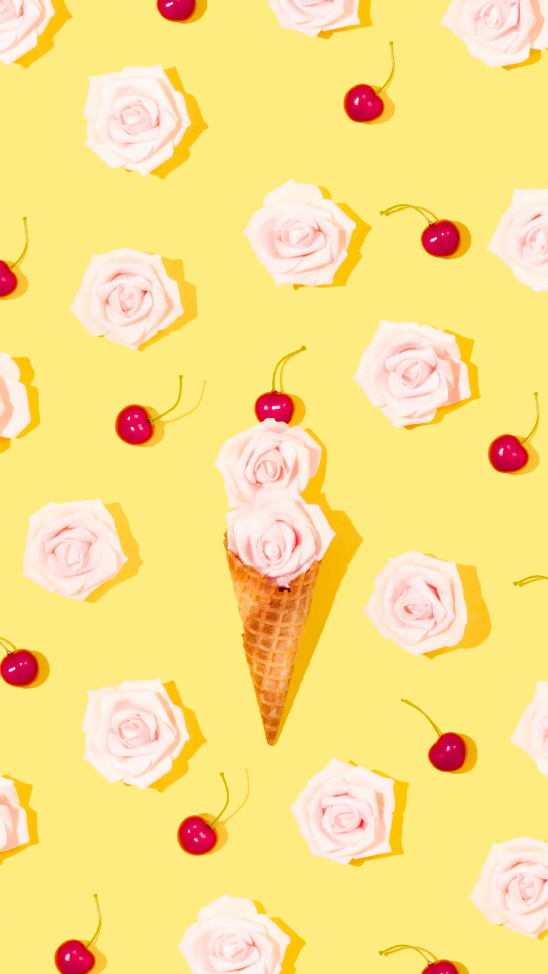 Ice Cream Flower Spring Iphone