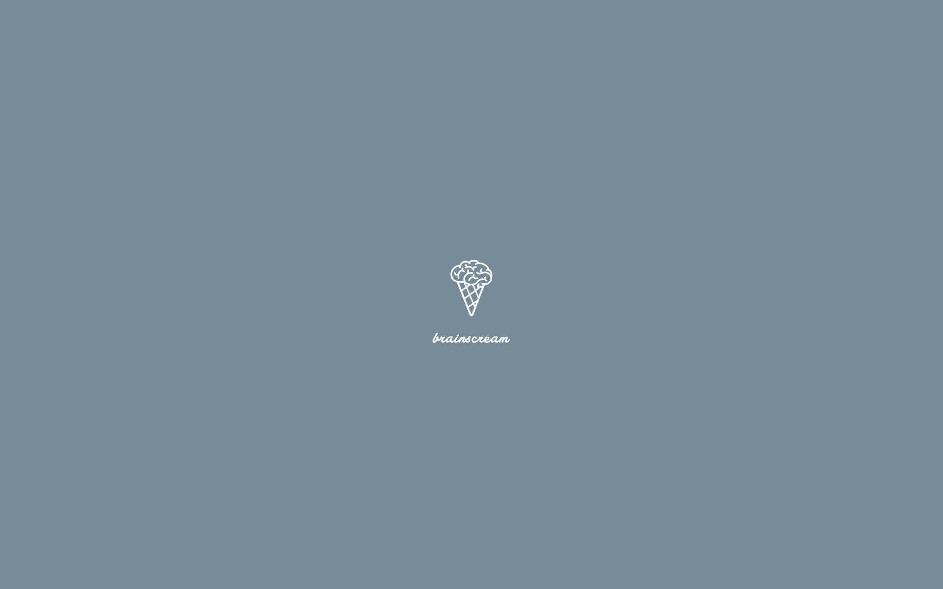 Ice Cream Minimal Aesthetic Desktop