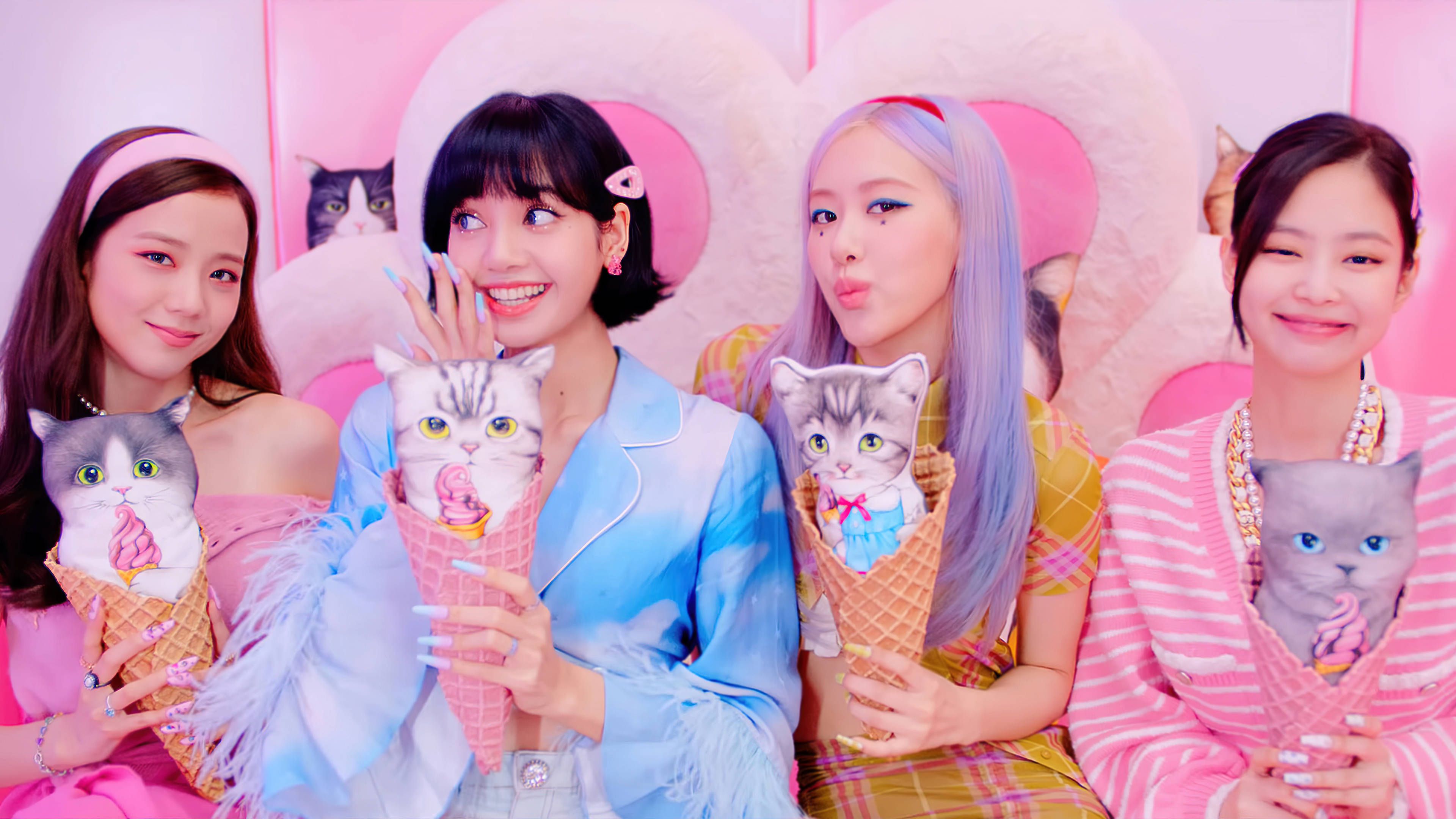 Ice Cream Mv Blackpink Desktop Background