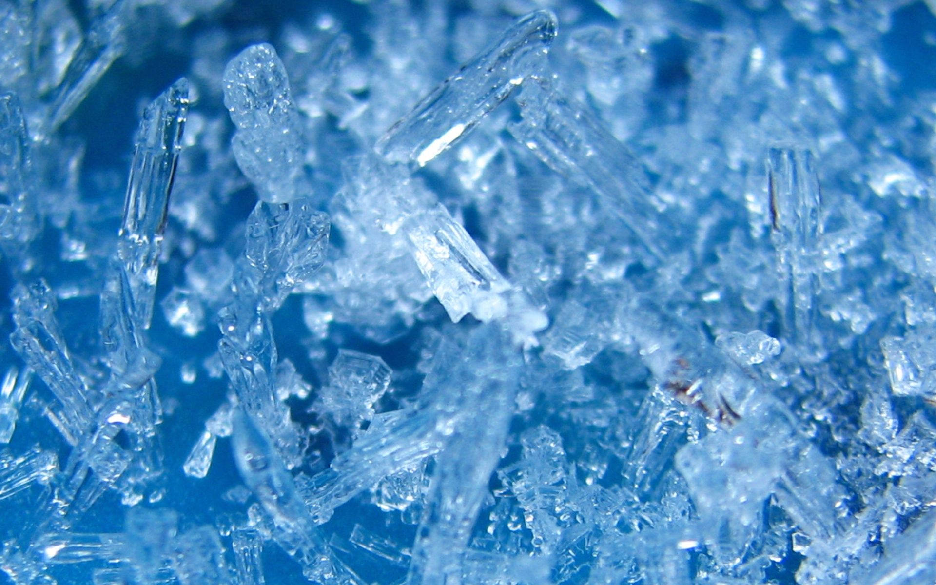 Ice Crystal Microscopic Background