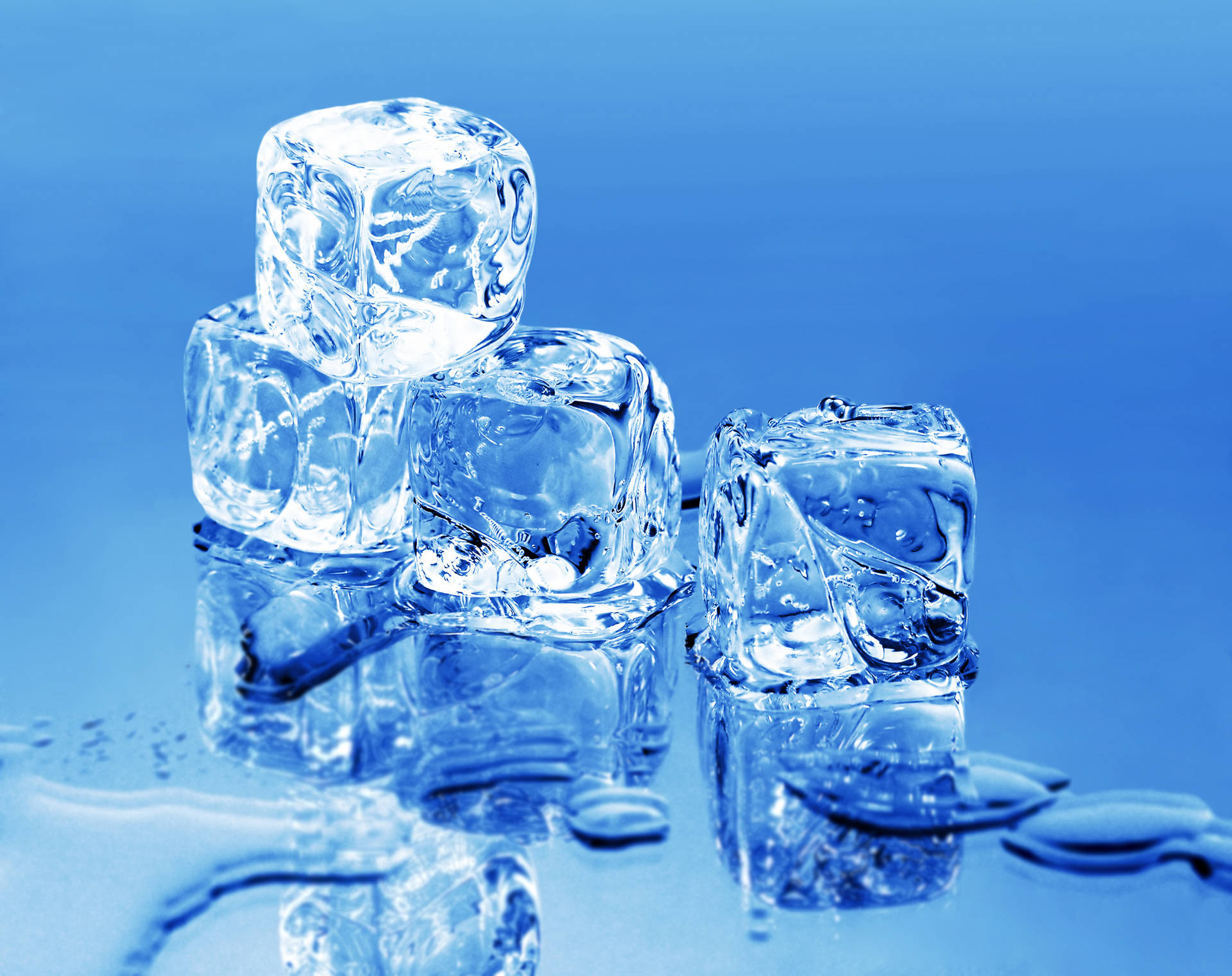 Ice Cube Stacked Background