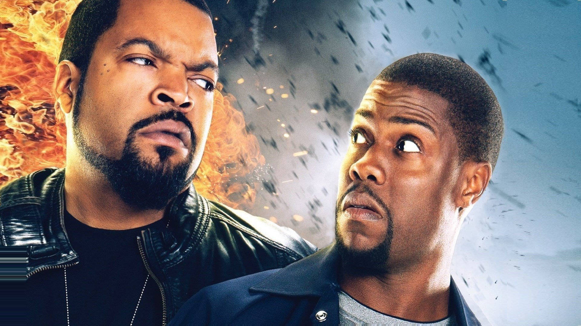 Ice Cube With Kevin Hart Background