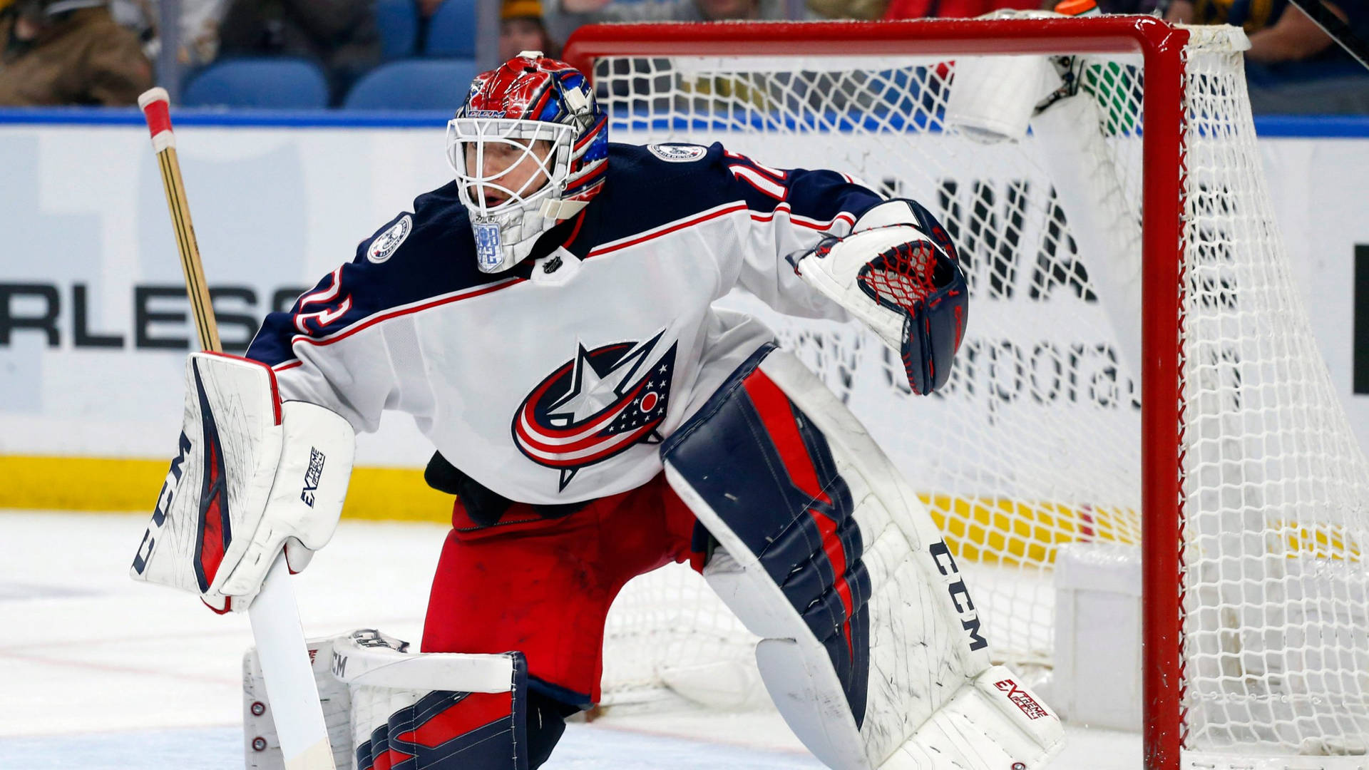 Ice Hockey Athlete Sergei Bobrovsky Background