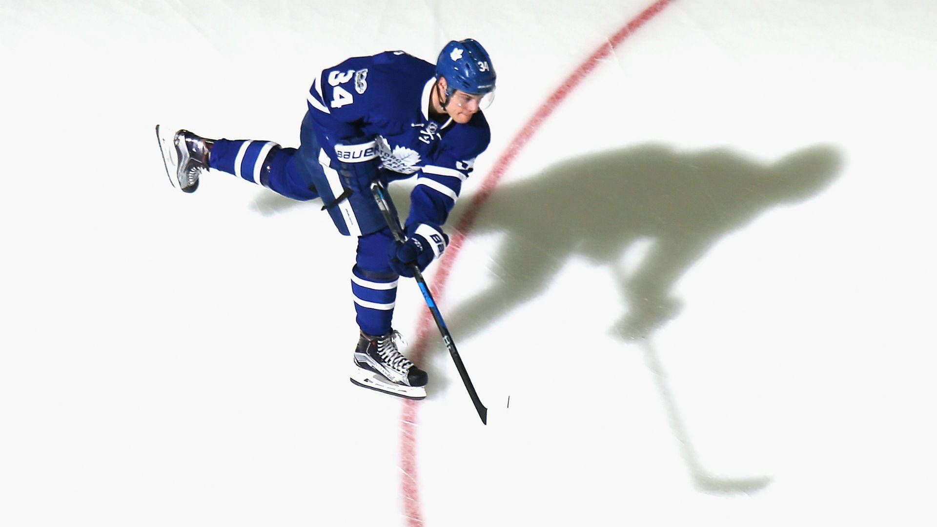 Ice Hockey Auston Matthews Shadow Background