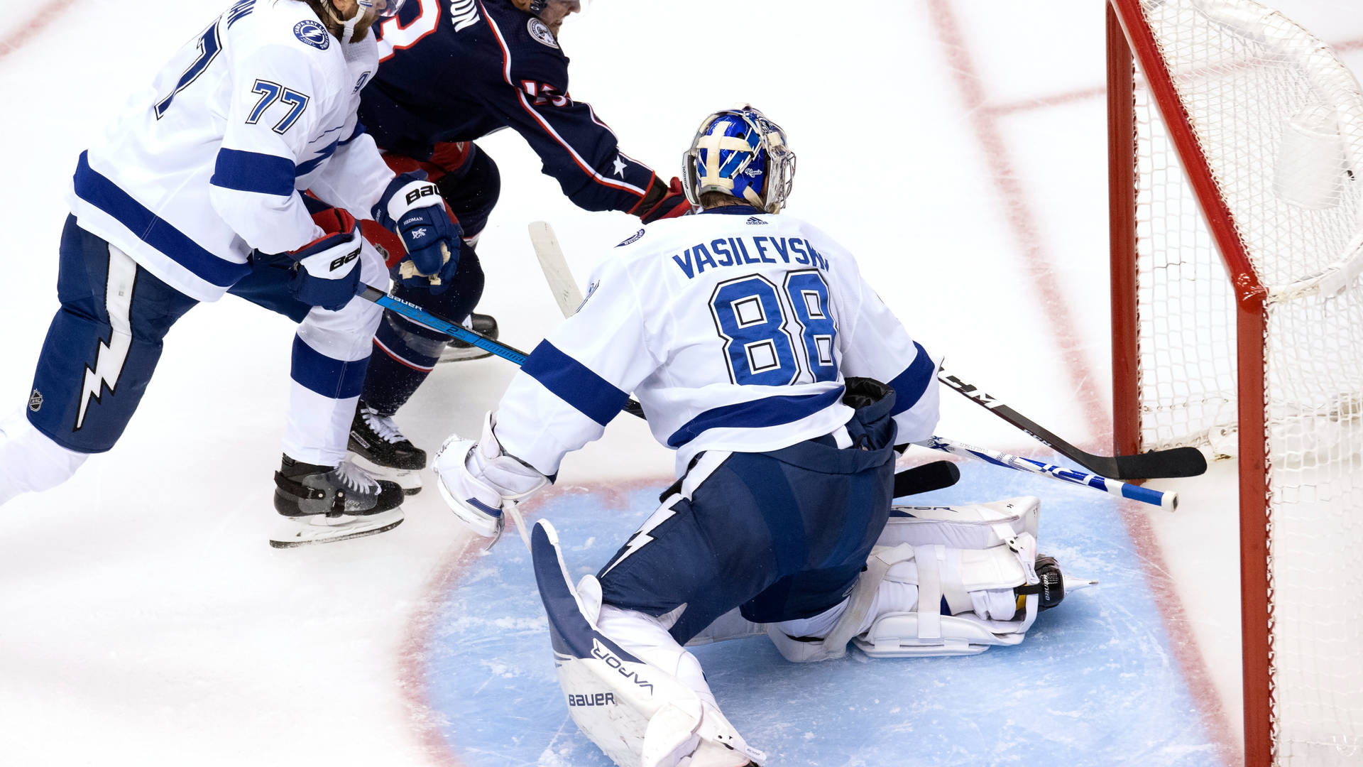 Ice Hockey Block Andrei Vasilevskiy