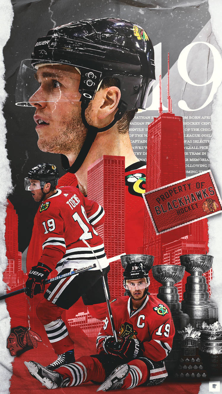 Ice Hockey Centre Jonathan Toews Background