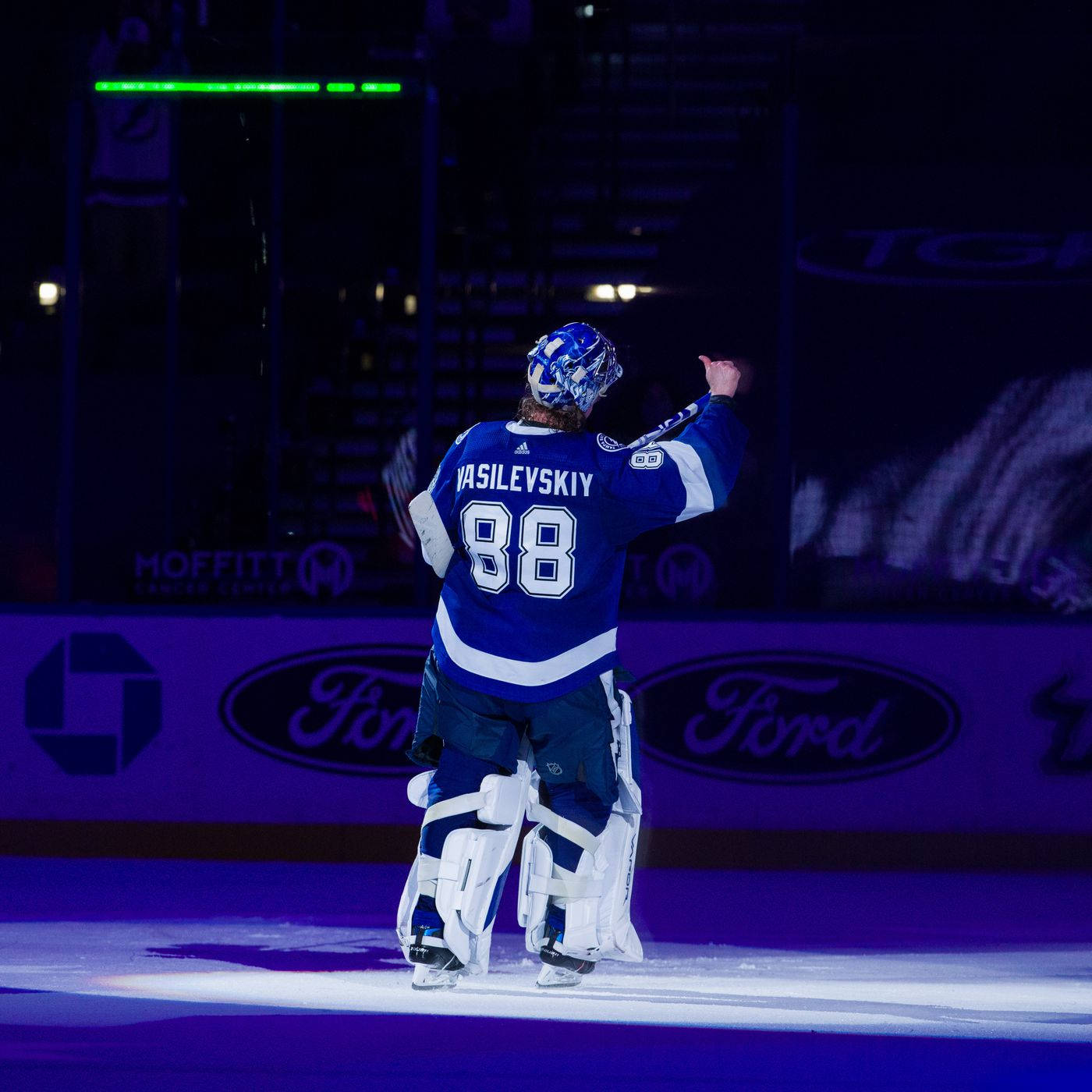 Ice Hockey Champion Andrei Vasilevskiy Background