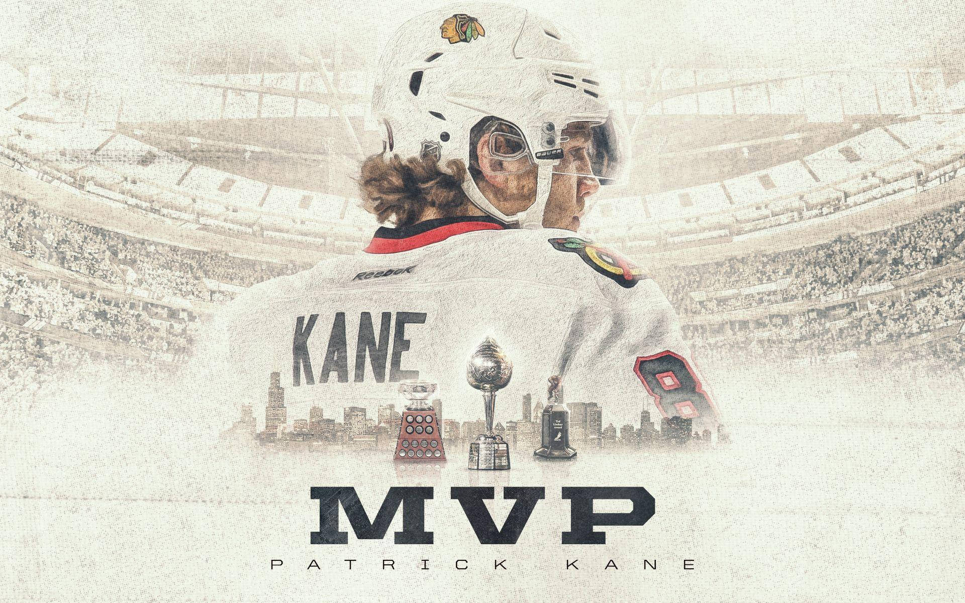 Ice Hockey Forward Patrick Kane Mvp Background